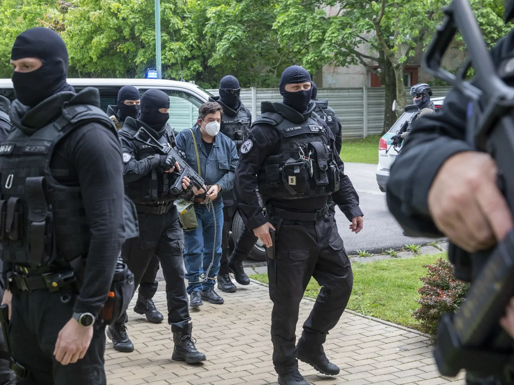 Na snímke proces vraždy Jána Kuciaka a jeho snúbenice.
Príchod Mariána Kočnera