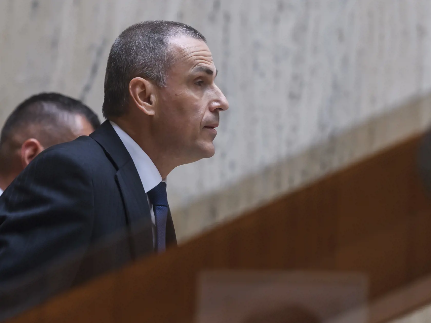 Na snímke generálny prokurátor SR Maroš Žilinka prichádza na mimoriadne zasadnutie Bezpečnostnej rady SR v Bratislave 22. mája 2024. FOTO TASR - Jaroslav Novák