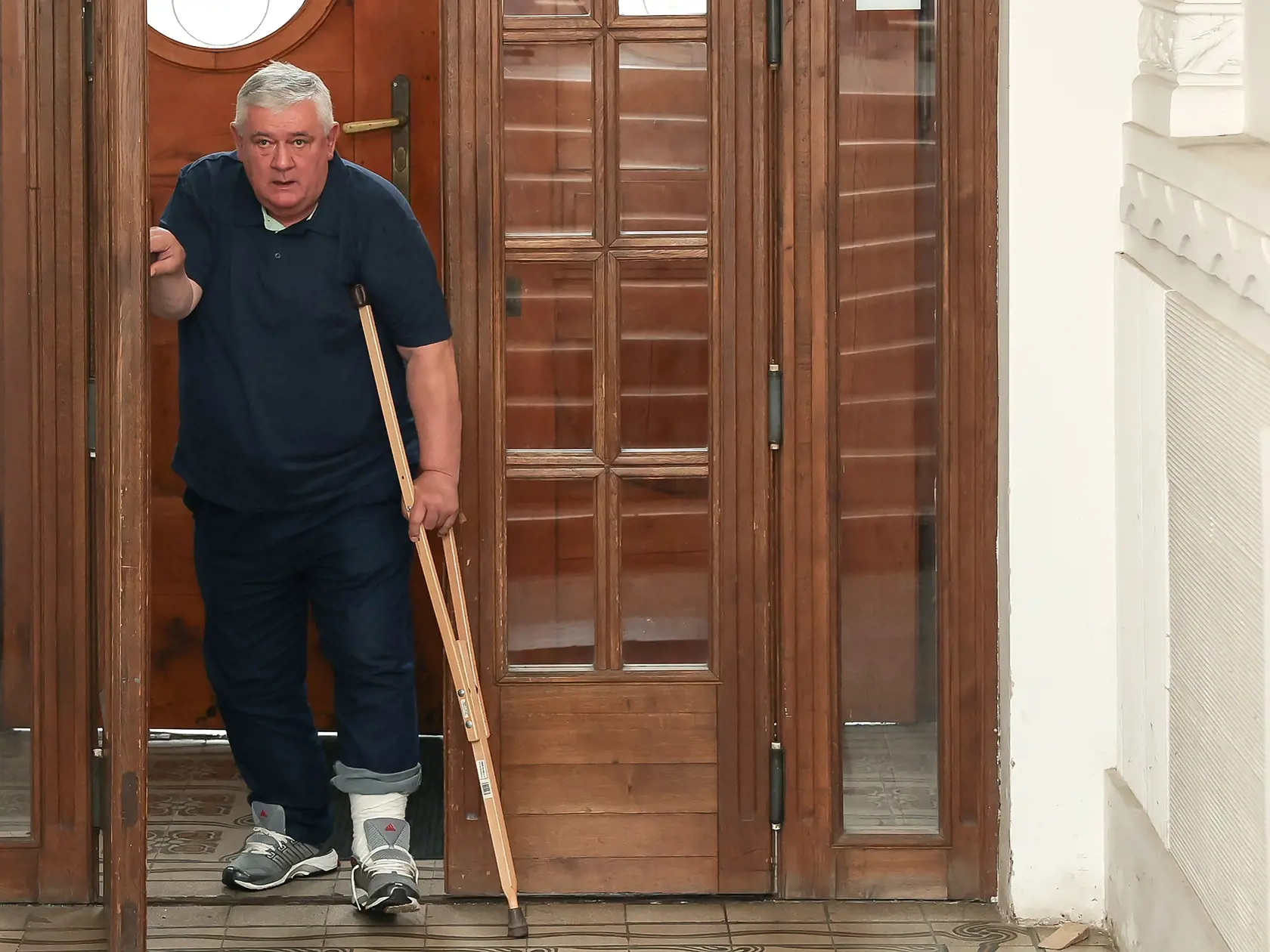 Súdne pojednávanie na špecializovanom trestnom súde v Banskej Bysterici s Jánom Slotom vo zločinu príjmania úplatku formou pomoci.