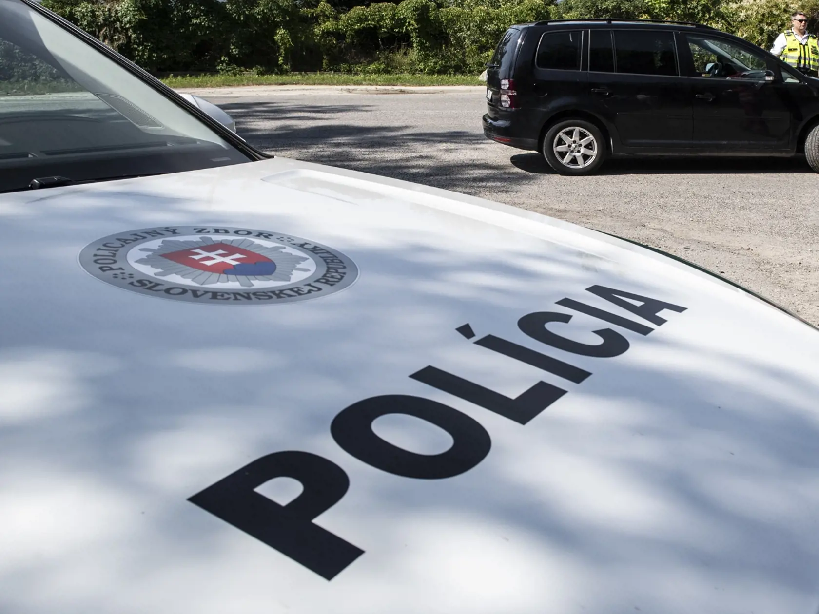 Snímka z dopravno-preventívnej akcie „Záchranár" zorganizovanej odborom dopravnej polície Prezídia Policajného zboru v súčinnosti so Slovenským Červeným krížom (SČK) 27. júna 2022 v Bratislave.
FOTO TASR - Pavel Neubauer

 