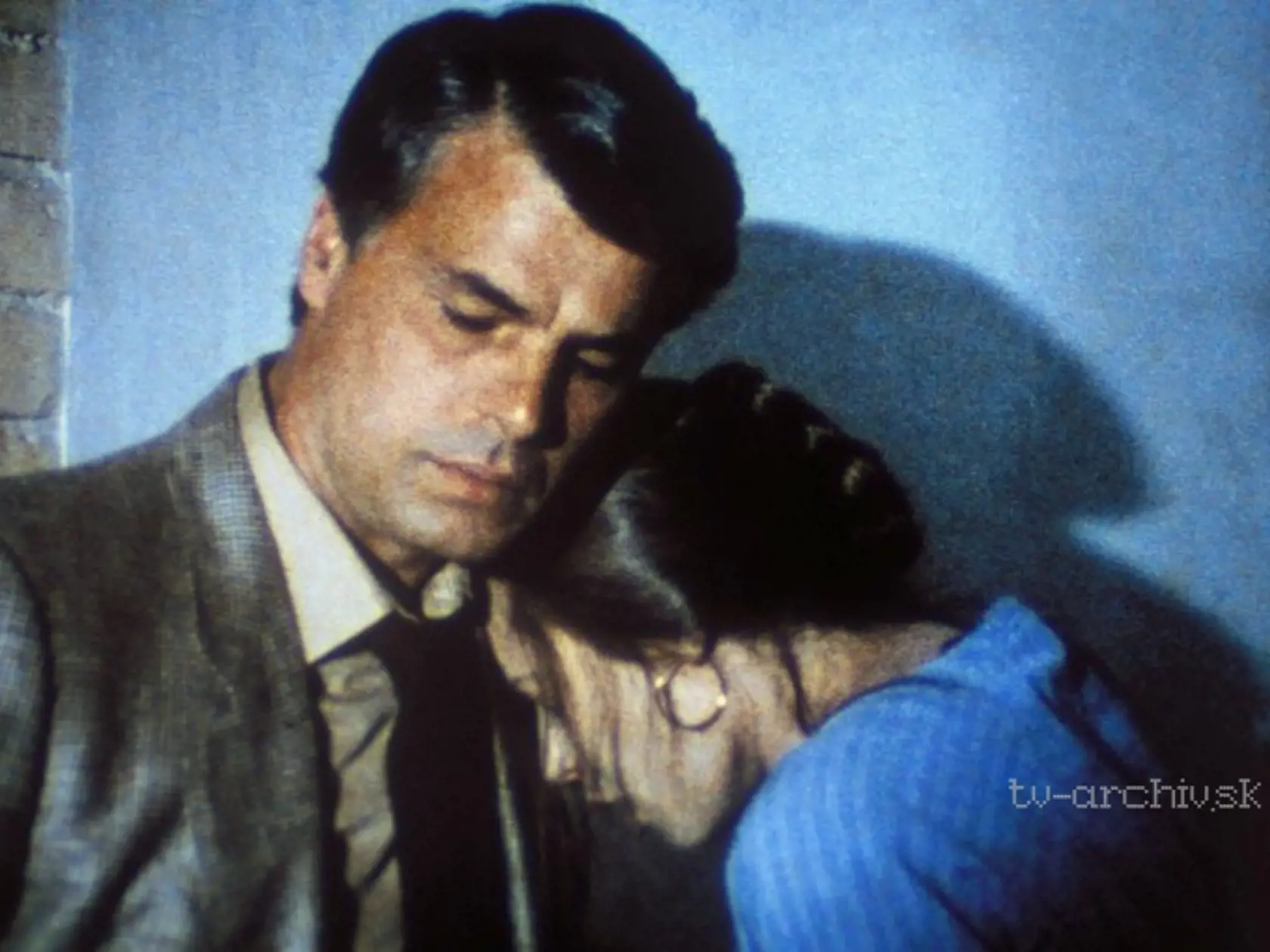 Ako Raffaela "Titti" v Chobotnici so svojou filmovou láskou Michelem Placidom