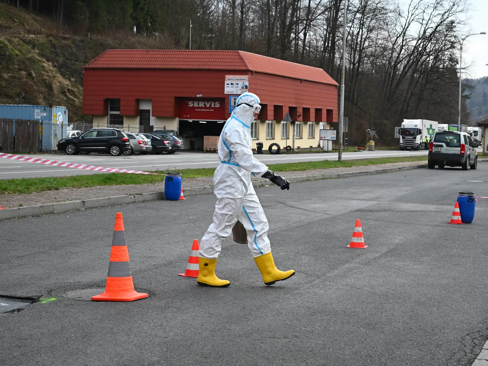 Kontroly na hraničnom priechode Drietoma - Starý Hrozenkov.