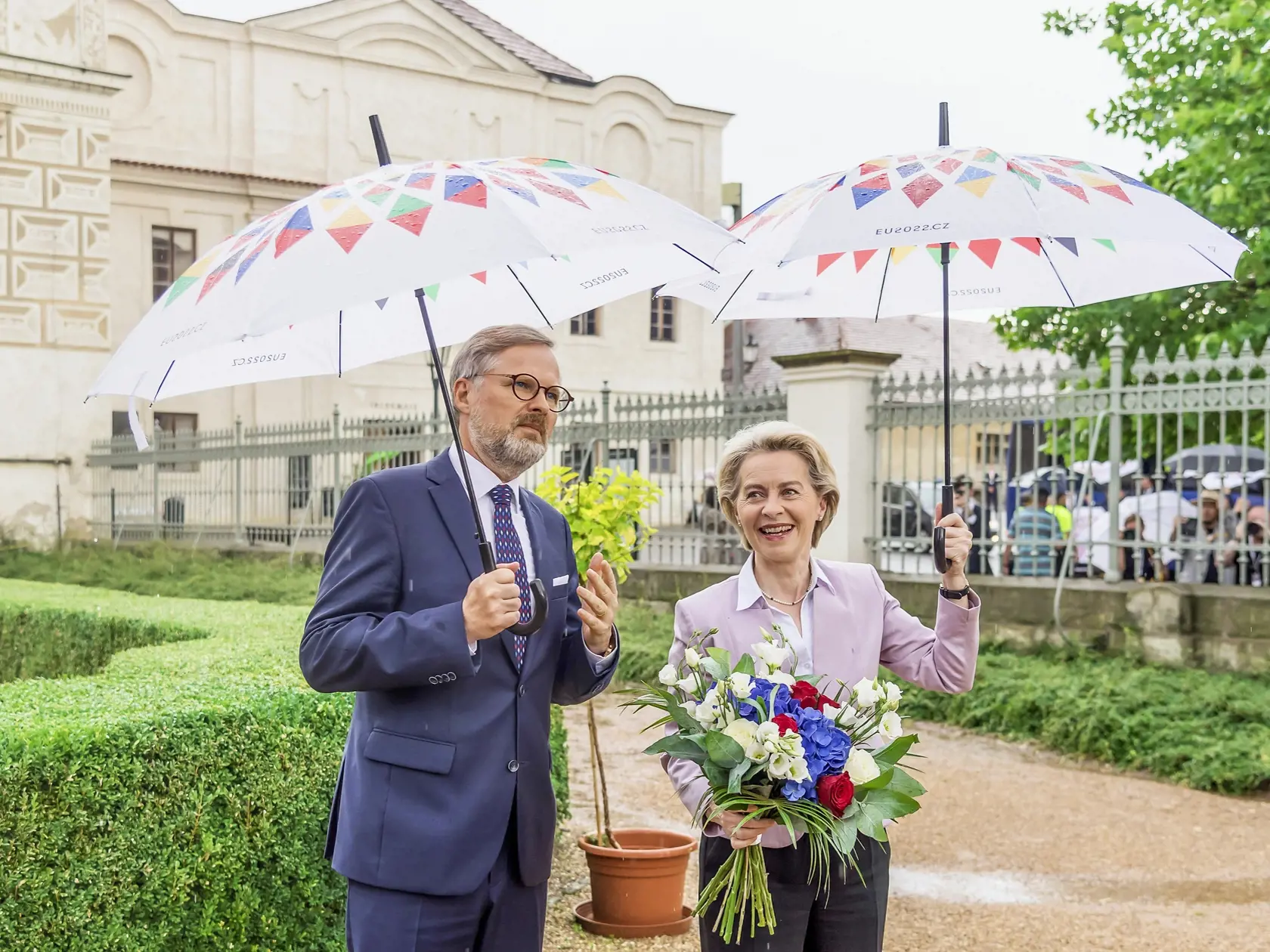 Petr Fiala, Ursula von der Leyen, Litomyšl