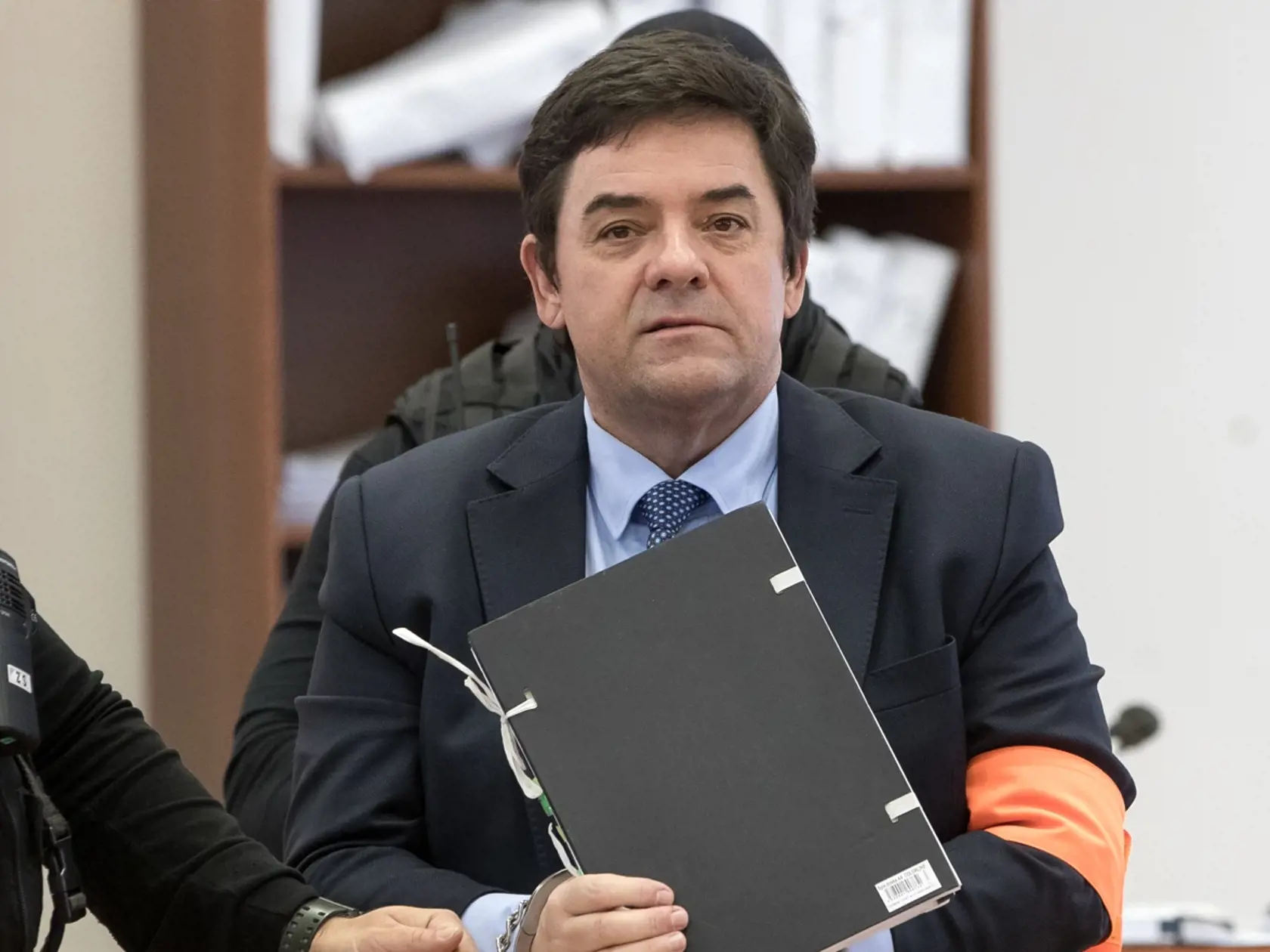 Siedme pojednávanie na Špecializovanom trestnom súde v Pezinku vo veci vraždy investigatívneho novinára Jána Kuciaka a jeho snúbenice Martiny Kušnírovej. Na snímke je obžalovaný Marián Kočner.