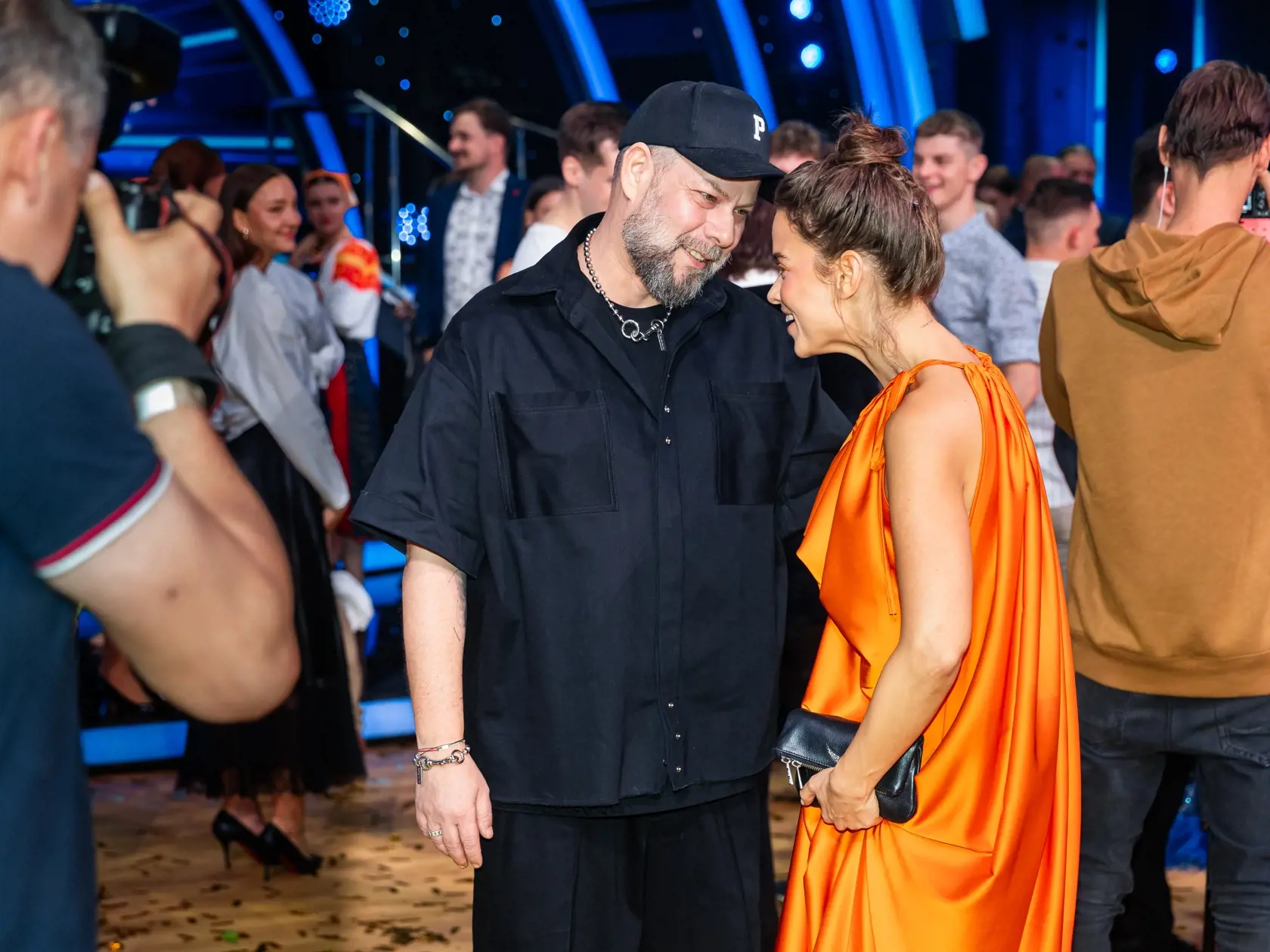 Finále tanečnej súťaže celebrít “LET’S DANCE 2024” v Bratislave. Na snímke Pepe Majeský a Kristína Svarinská.