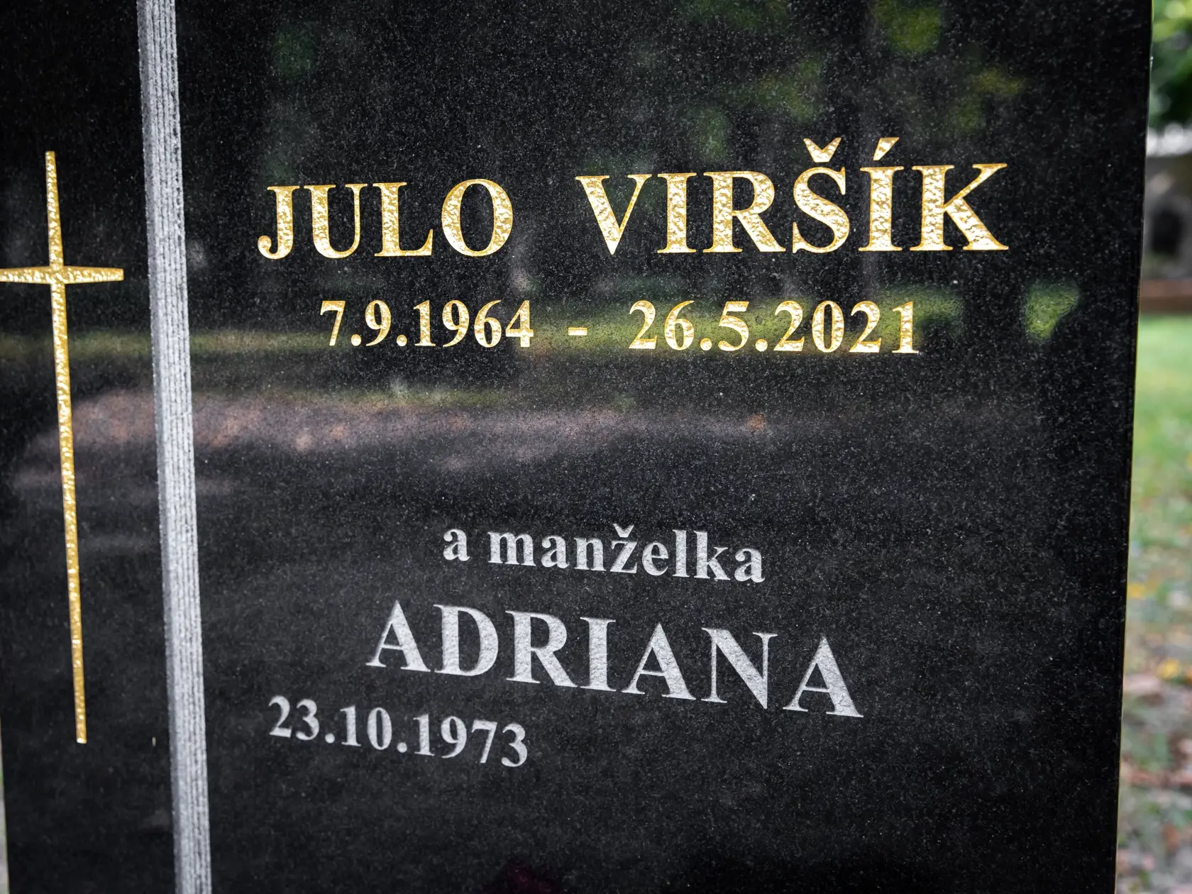 Miesto posledného odpočinku Jula Vrišíka v Bratislave.