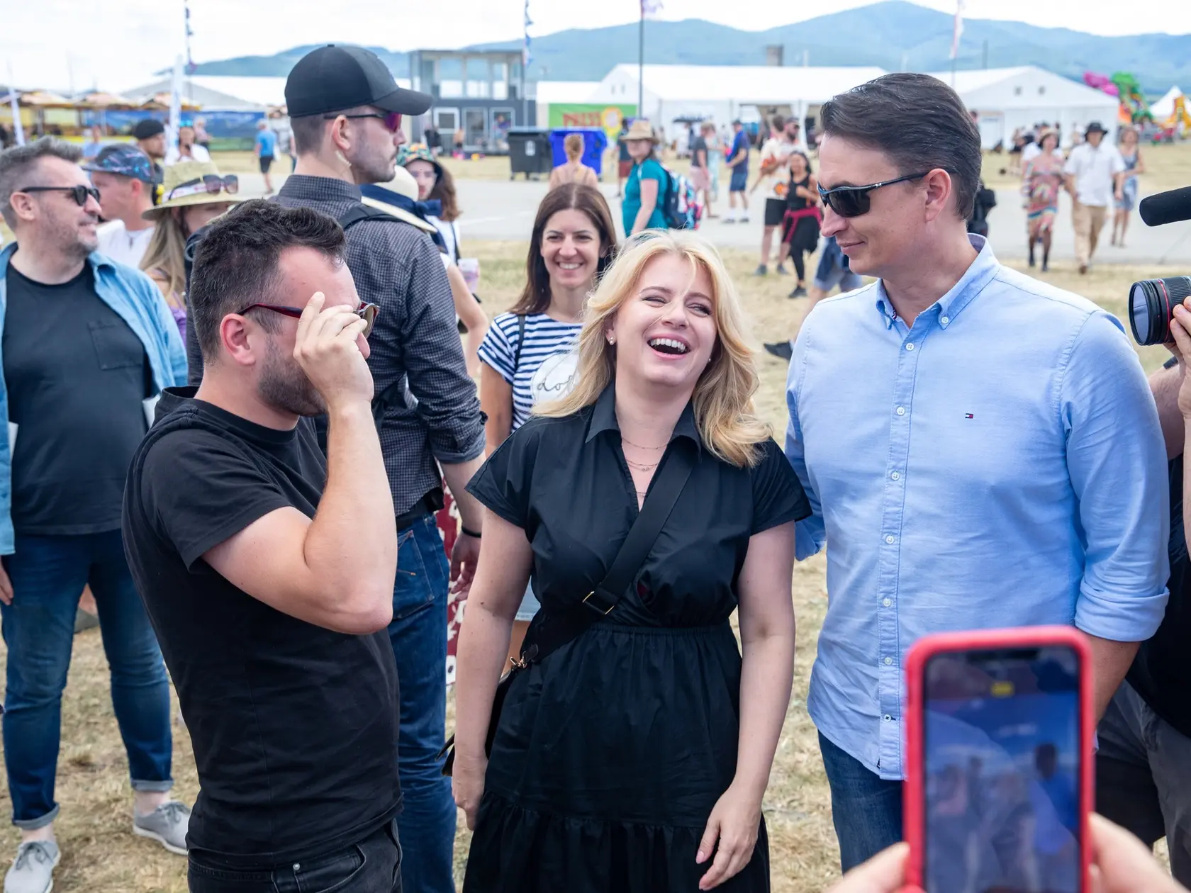 Zuzana Čaputová v spoločnosti svojho partnera Juraja Rizmana na Pohode v minulosti.