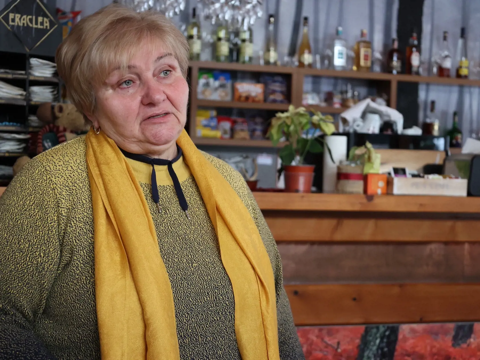 Majiteľka reštaurácie pri Počúvadlianskom tajchu Ľudmila Blašková.