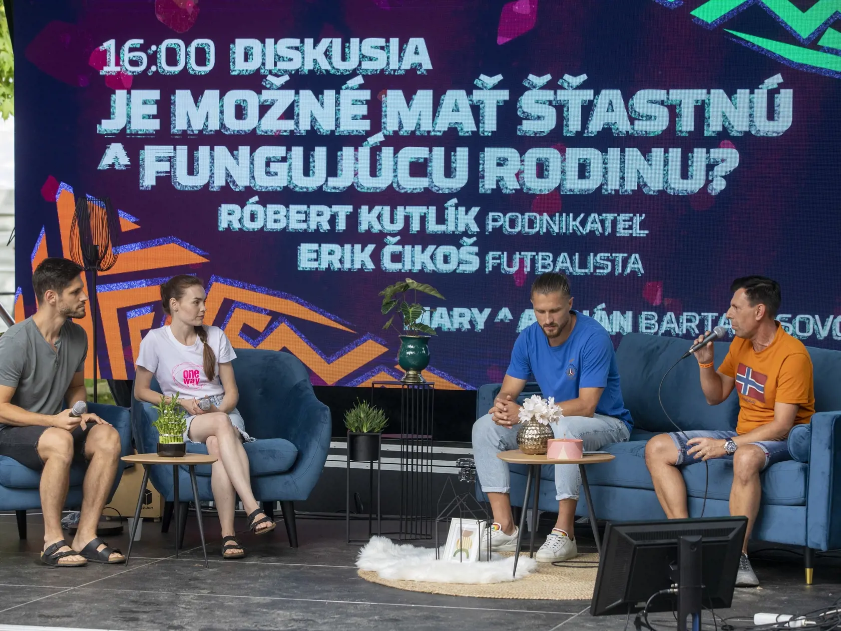 Futbalistu Erika Čikoša spovedali manželia Bartalosovci.