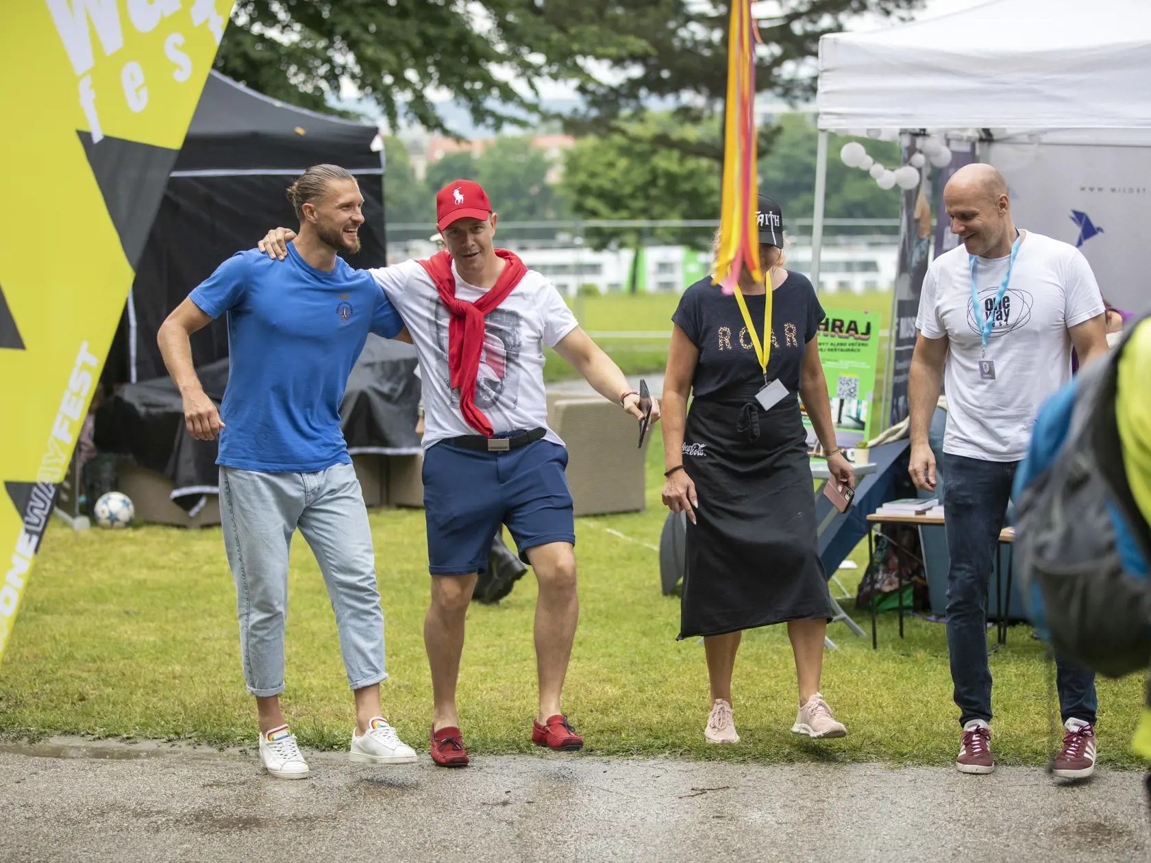Na snímke je ONE WAY fest, kresťanský festival na Tyršovom nábreží v Bratislave.
Futbalista Erik Čikoš.