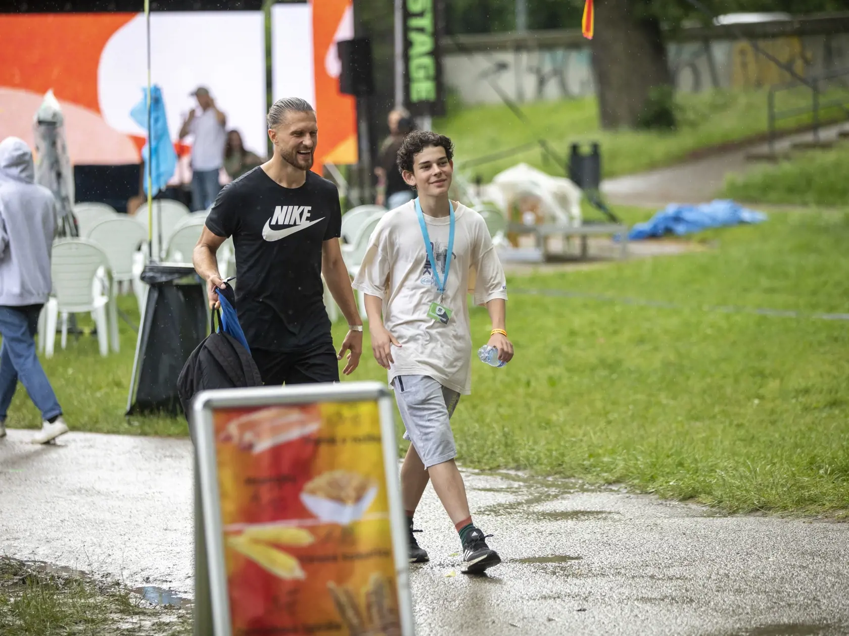 Na snímke je ONE WAY fest, kresťanský festival na Tyršovom nábreží v Bratislave.
Futbalista Erik Čikoš.