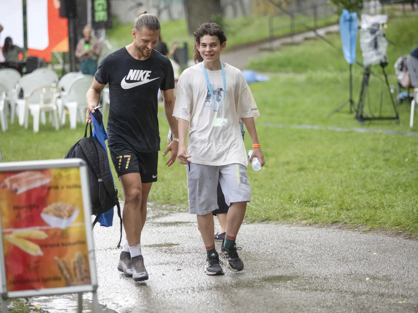 Na snímke je ONE WAY fest, kresťanský festival na Tyršovom nábreží v Bratislave.
Futbalista Erik Čikoš.