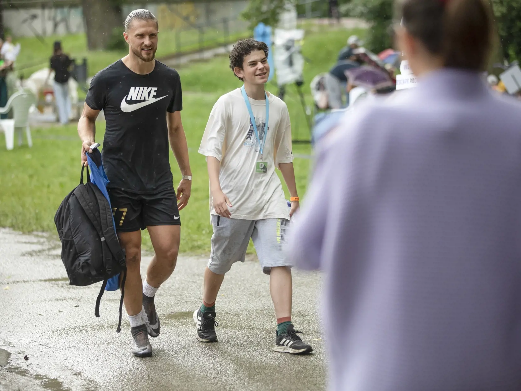 Na snímke je ONE WAY fest, kresťanský festival na Tyršovom nábreží v Bratislave.
Futbalista Erik Čikoš.