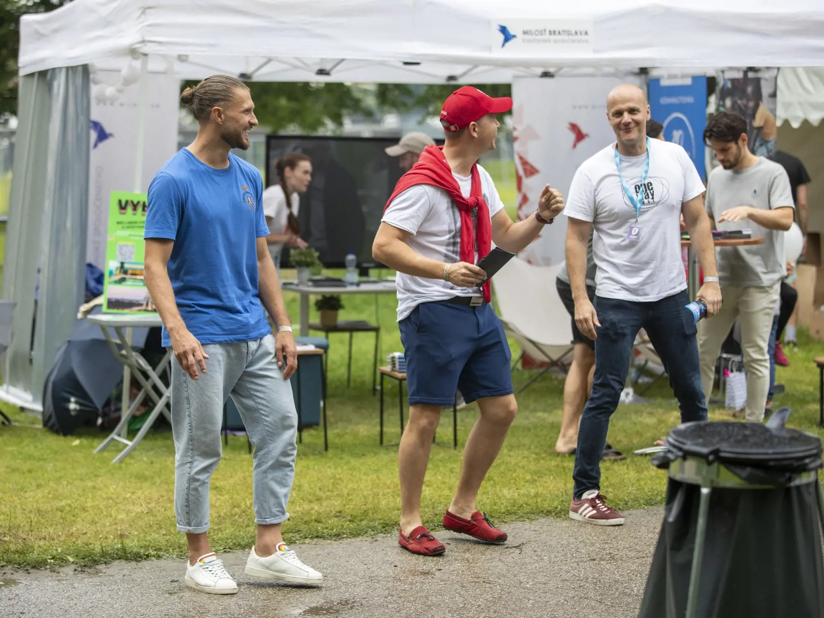 Na snímke je ONE WAY fest, kresťanský festival na Tyršovom nábreží v Bratislave.
Futbalista Erik Čikoš.