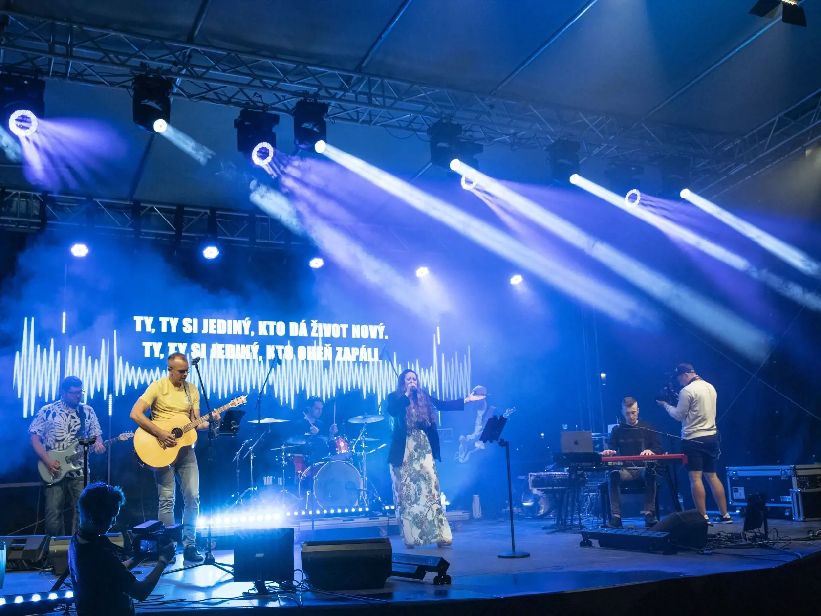 One Way Fest spoločenstva Milosť. Hlavnou hviezdou bol kresťanský koncert Vierky Berkyovej.
