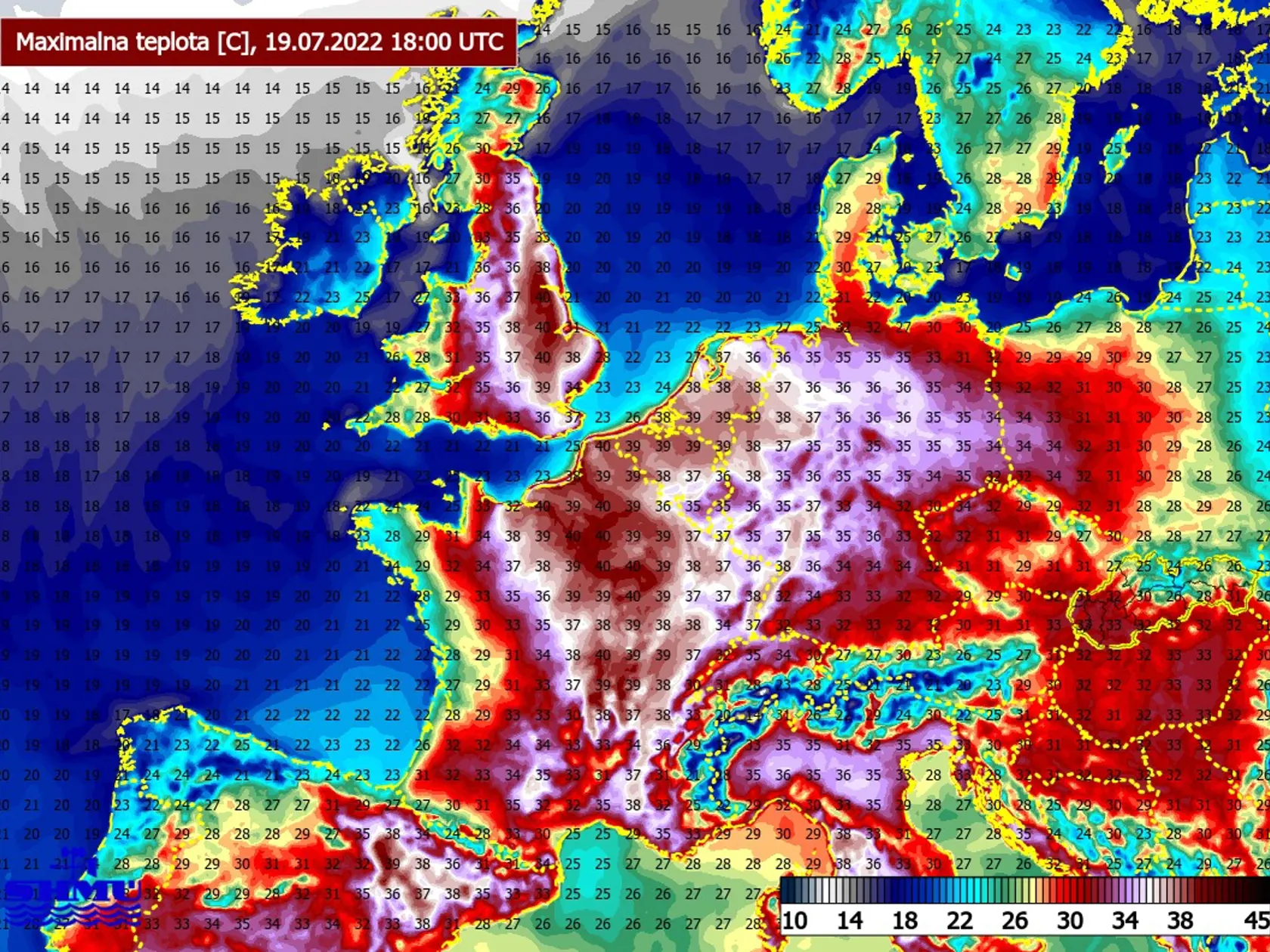 Predpoveď počasia na 19.7. Čakajú nás mimoriadne horúce dni.