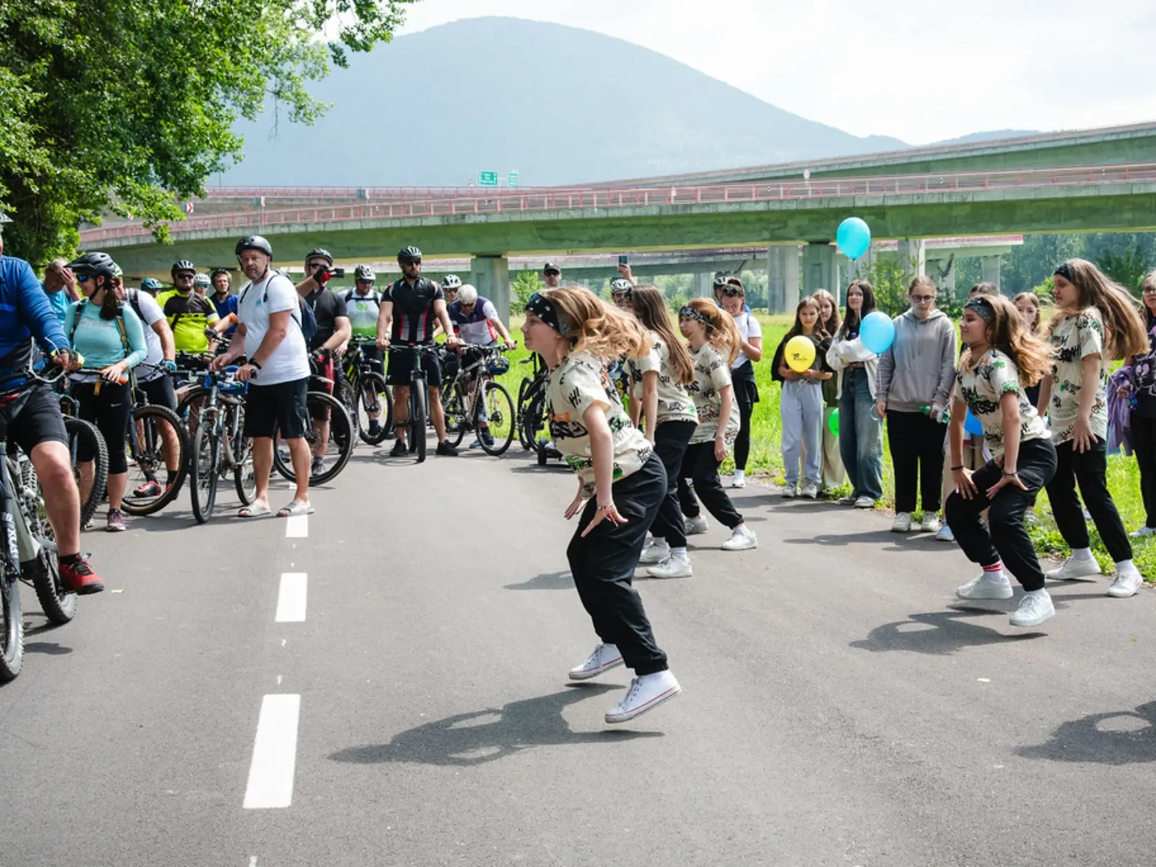 Otvorenie cyklotrasy sprevádzal bohatý sprievodný program