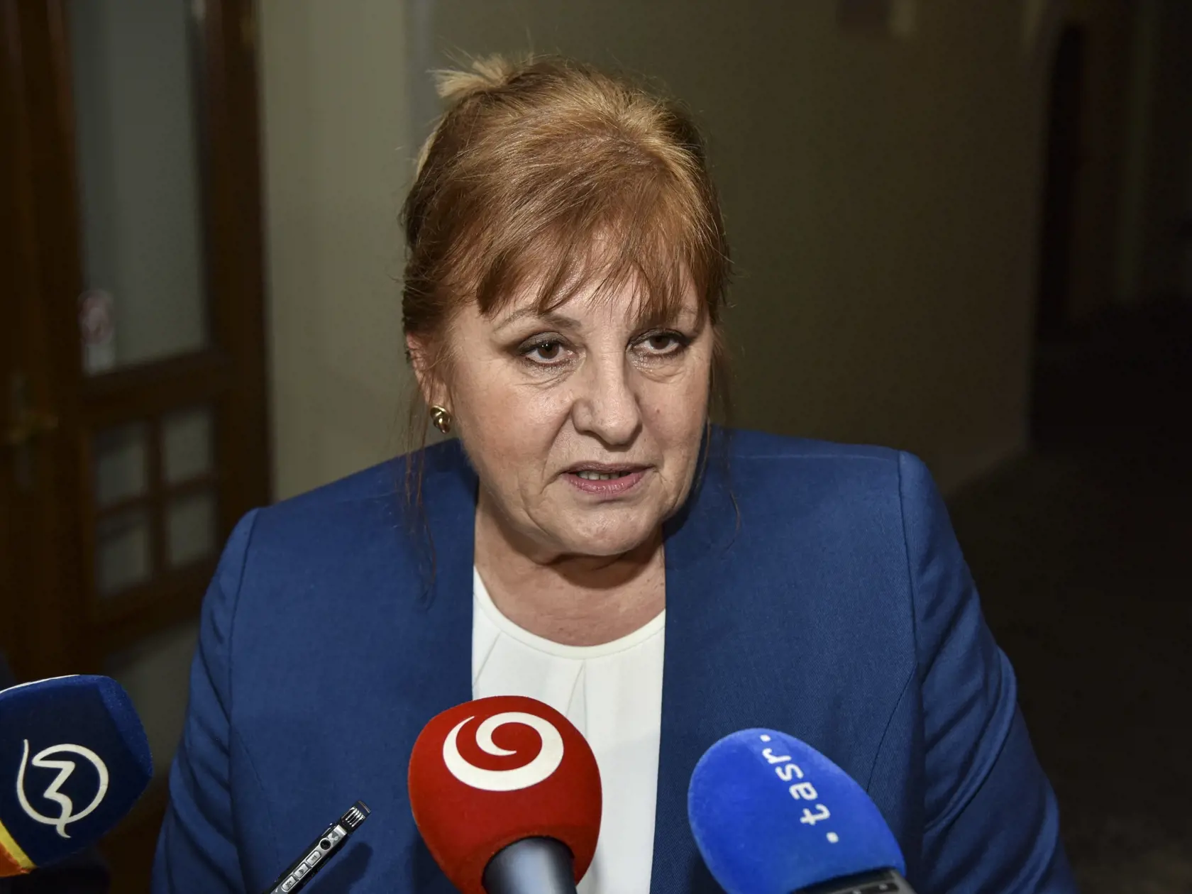 Na snímke podpredsedníčka Najvyššieho súdu SR Jarmila Urbancová po skončení rokovania Súdnej rady SR, 21. novembra 2019 v Bratislave. FOTO TASR - Pavol Zachar