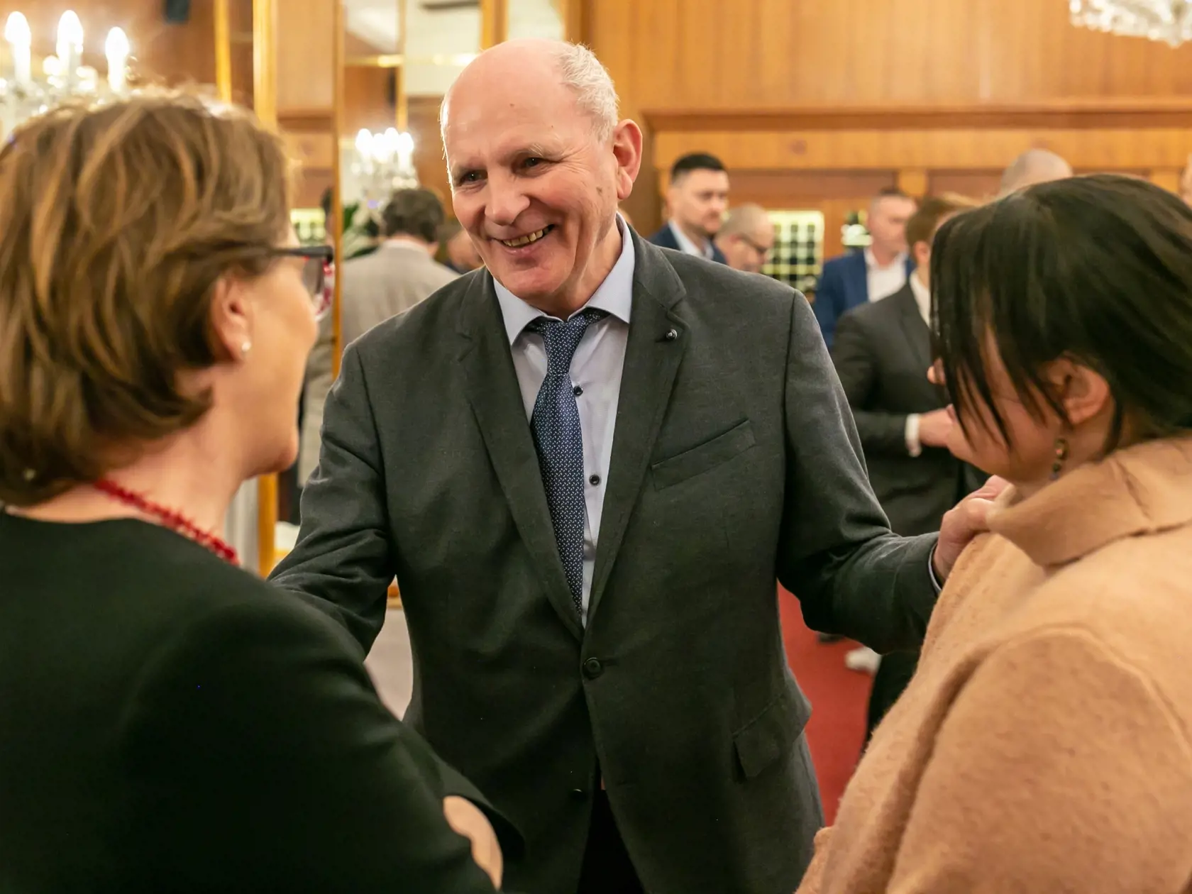 Na snímke centrála politickej strany Za ľudí počas volebnej noci do Národnej rady Slovenskej republiky, 29.2.2020.