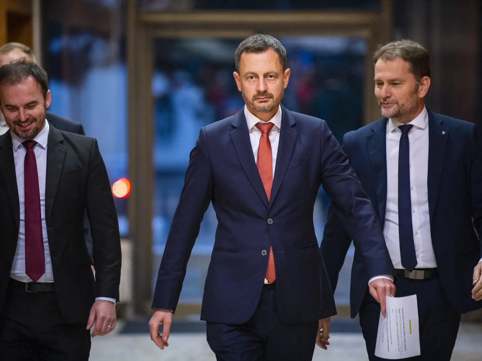 Eduard Heger a Igor Matovič
