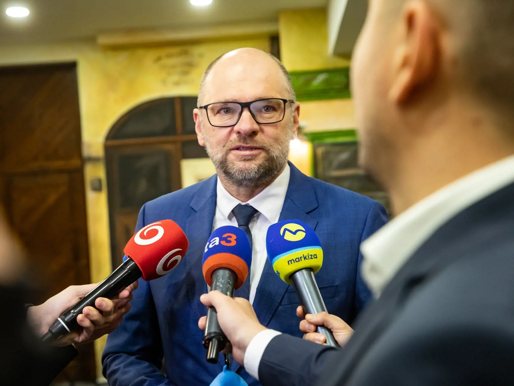 Prichody na snem SAS v JASNEJ  - HOTEL DRUŽBA. Na snímke je Richard Sulík.