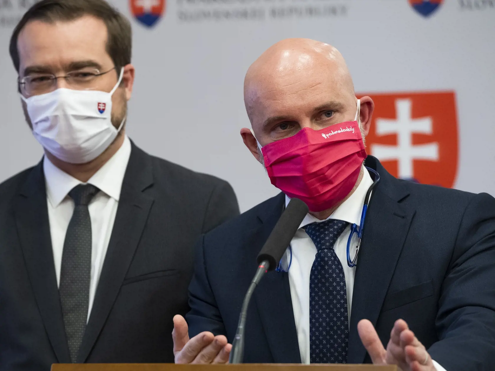 Ministri Marek Krajčí a Branislav Gröhling.