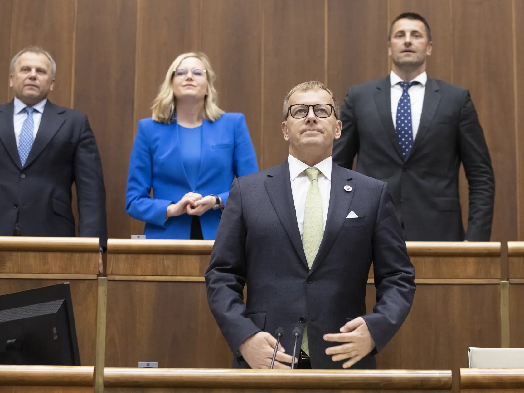 Na snímke je predseda  NRSR  Boris Kollár