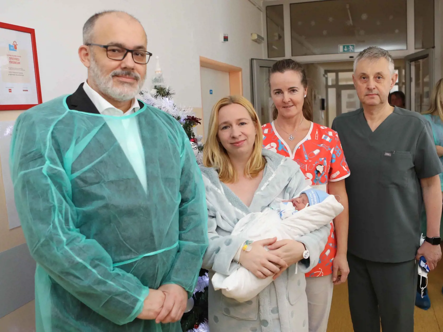 Prvé dieťatko v Novom roku priviedol na svet personál Gynekologicko-pôrodníckeho oddelenia UNLP Košice na Rastislavovej len 3 minúty po polnoci.