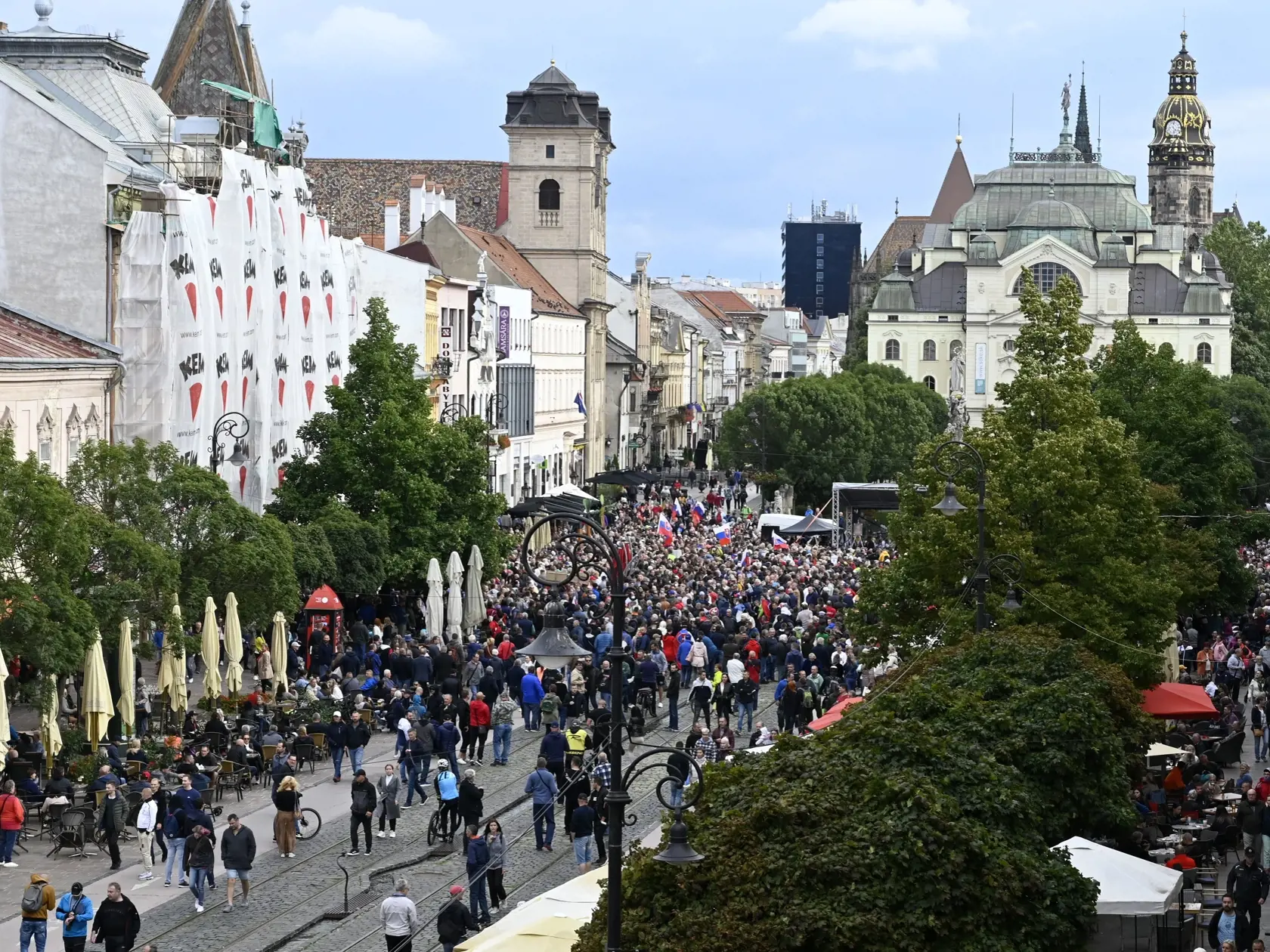 Posledný protivládny protest sa za účasti Smeru-SD uskutočnil 1. septembra v Košiciach.