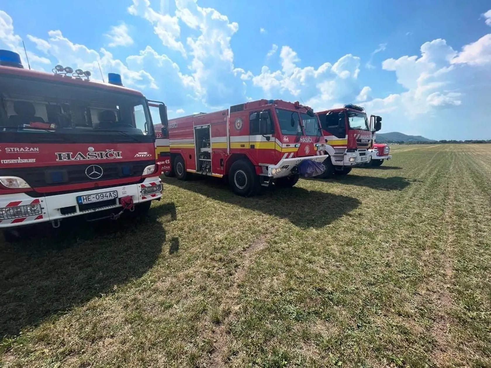 Pád lietadla v Kamenici nad Cirochou, v sobotu 17.8.2024. Na mieste zasahovali aj DHZ Kamenica nad Cirochou.
