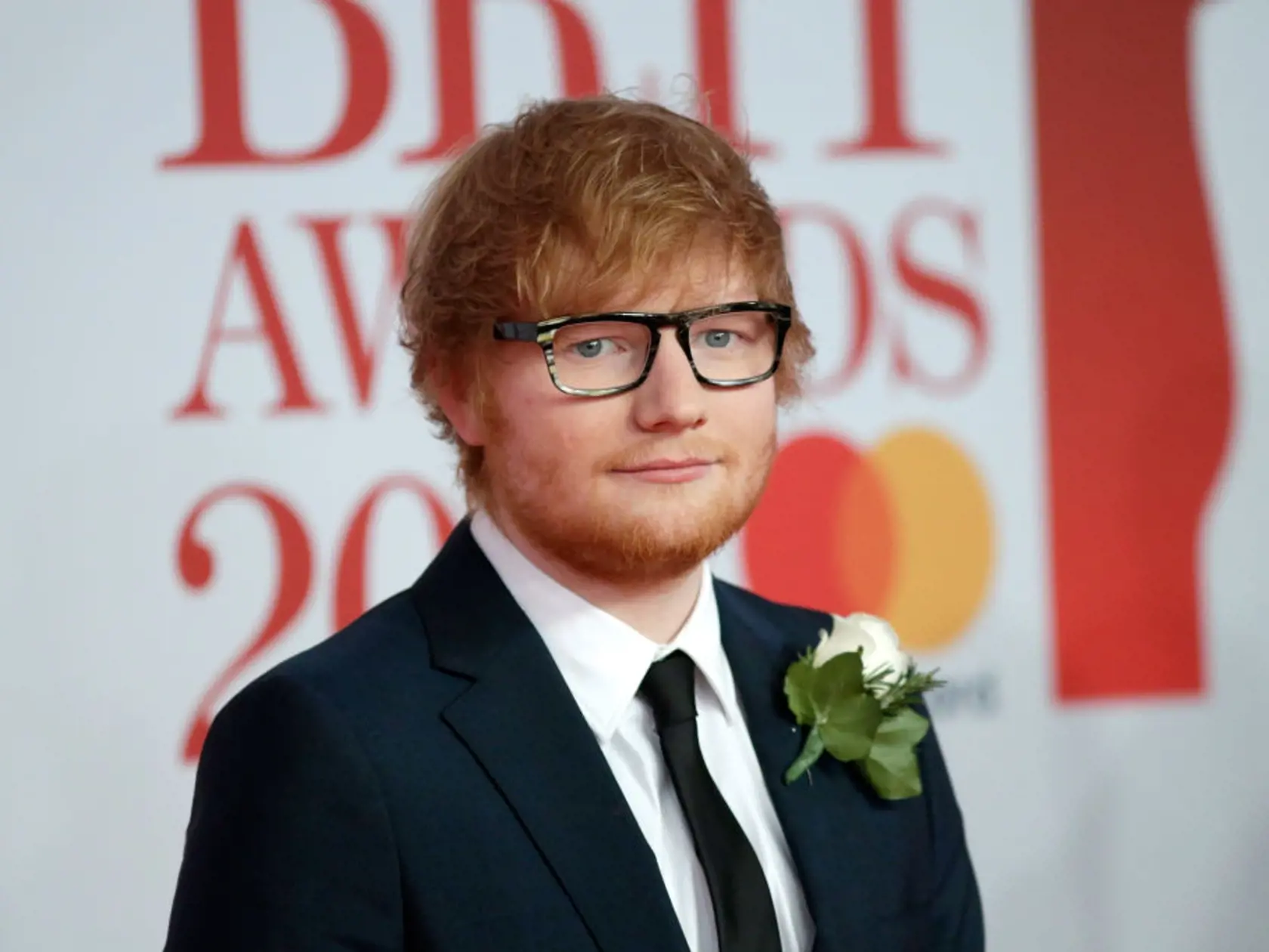 LONDON, ENGLAND - FEBRUARY 21:  *** EDITORIAL USE ONLY IN RELATION TO THE BRIT AWARDS 2018***  Ed Sheeran attends The BRIT Awards 2018 held at The O2 Arena on February 21, 2018 in London, England.  (Photo by John Phillips/Getty Images)