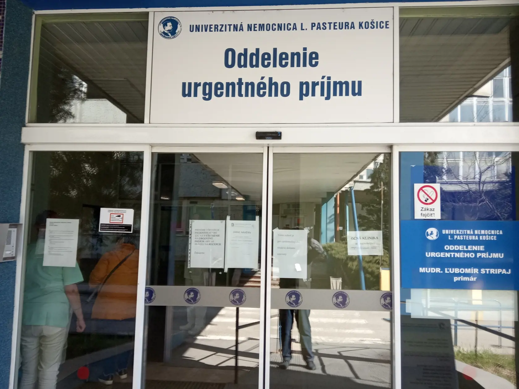 Vstup na oddelenie urgentného príjmu.