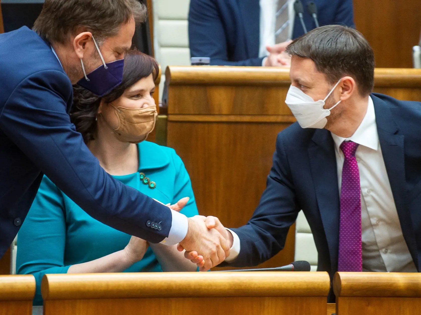 Na snímke podpredsedníčka vlády SR a ministerka investícií, regionálneho rozvoja a informatizácie SR Veronika Remišová (Za ľudí)