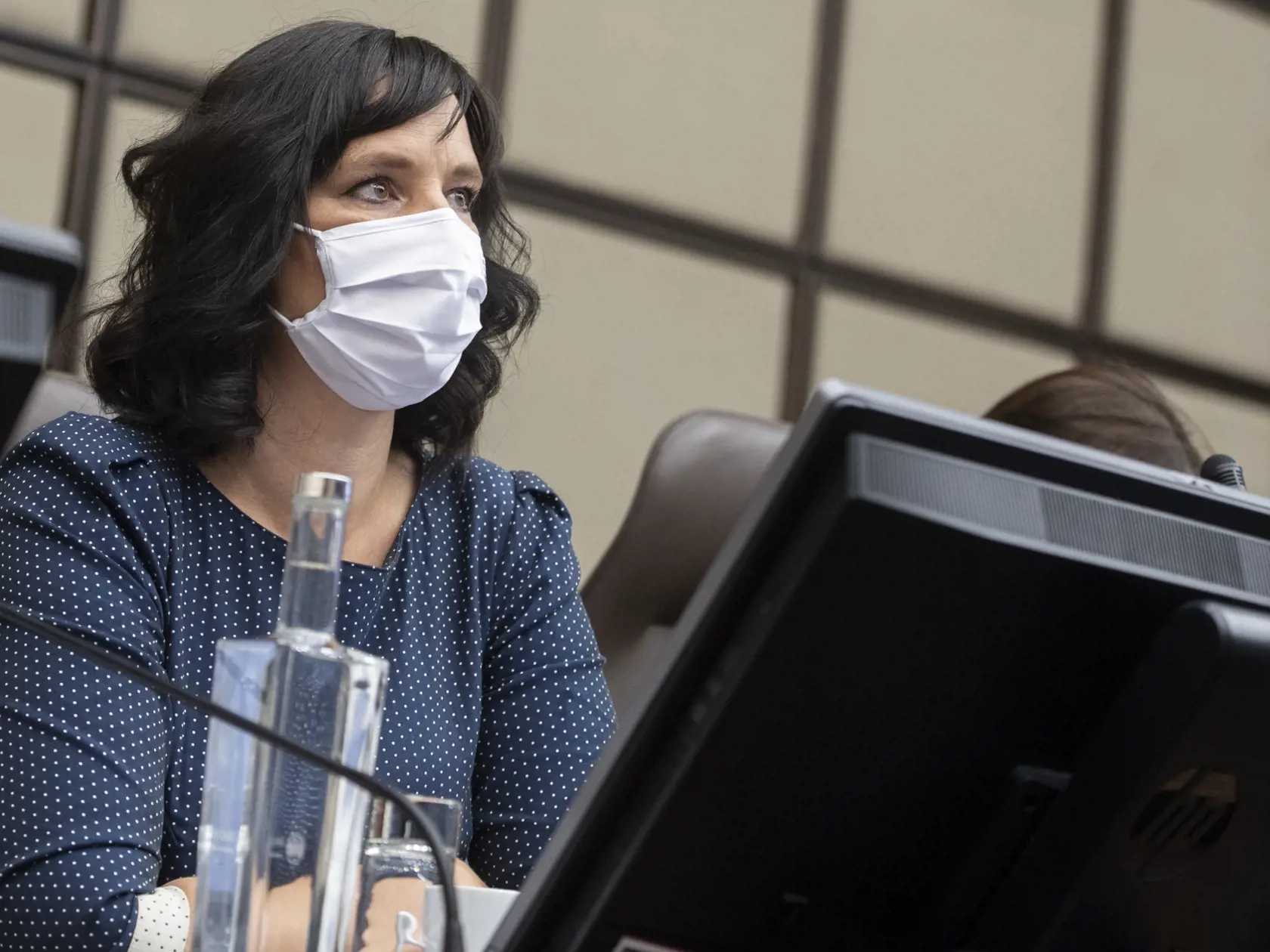 Na snímke podpredsedníčka vlády SR a ministerka investícií, regionálneho rozvoja a informatizácie SR Veronika Remišová (Za ľudí)