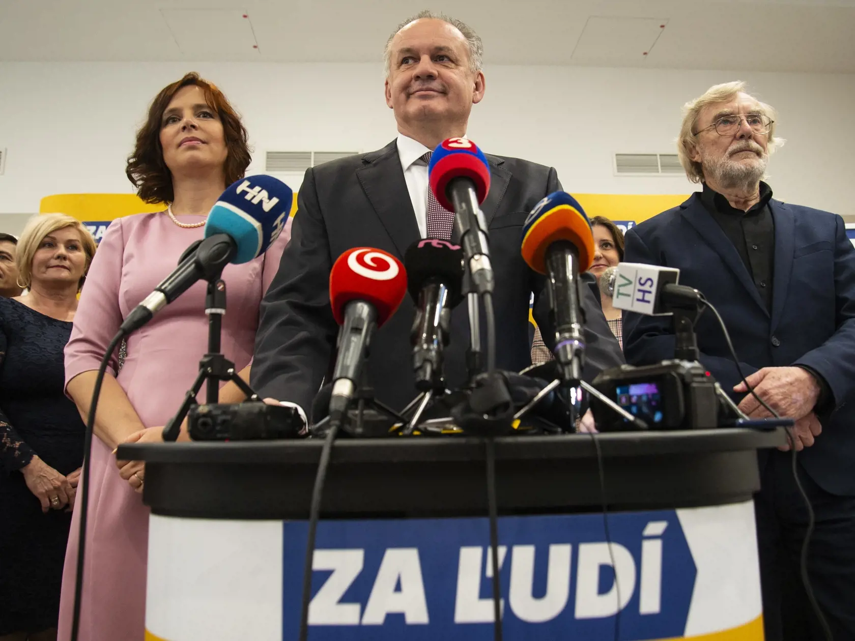 Veronika Remišová a Andrej Kiska