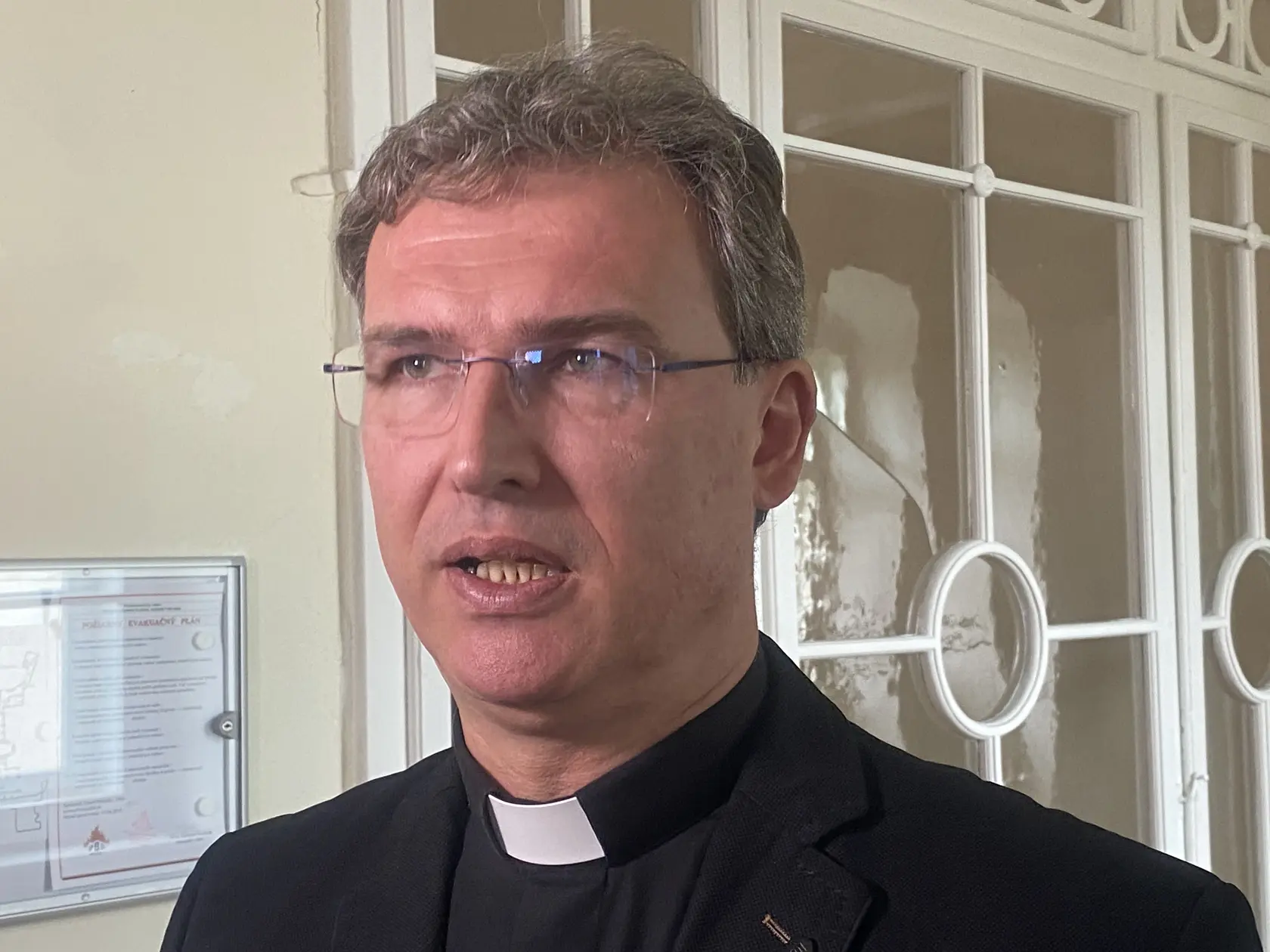 Spišský diecézny bisku František Trstenský. 