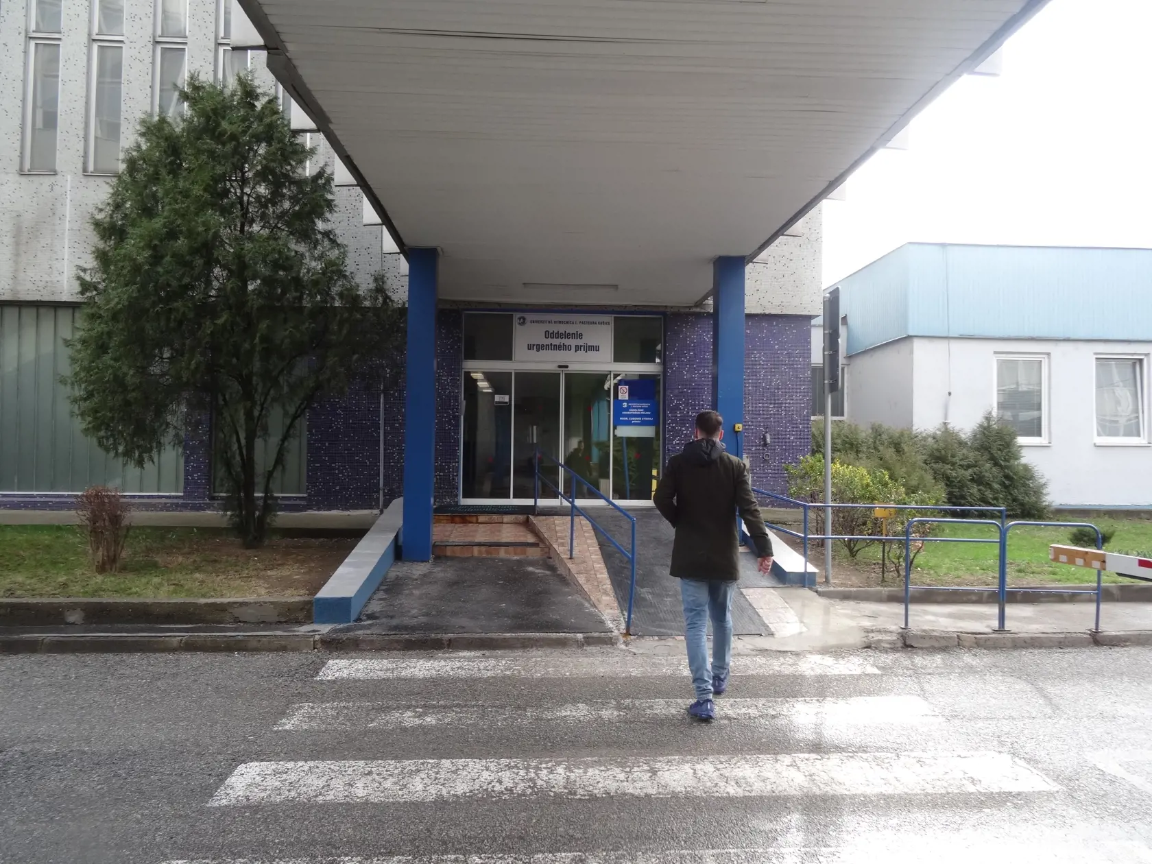 Vstup na Oddelenie urgentného príjmu.