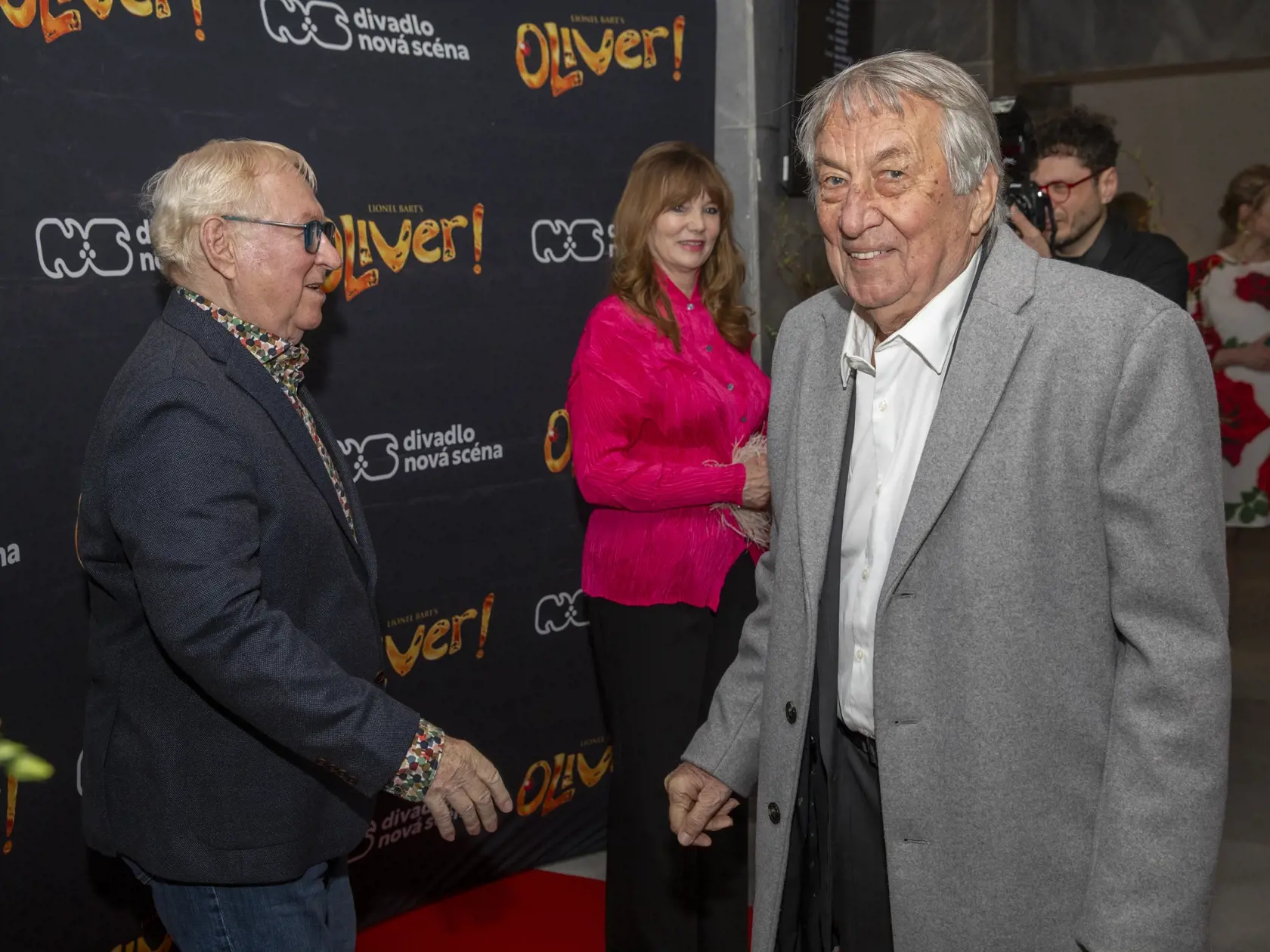  Na snímke je 2. večer premiéry muzikálu Oliver Twist v divadle Nová scéna.
