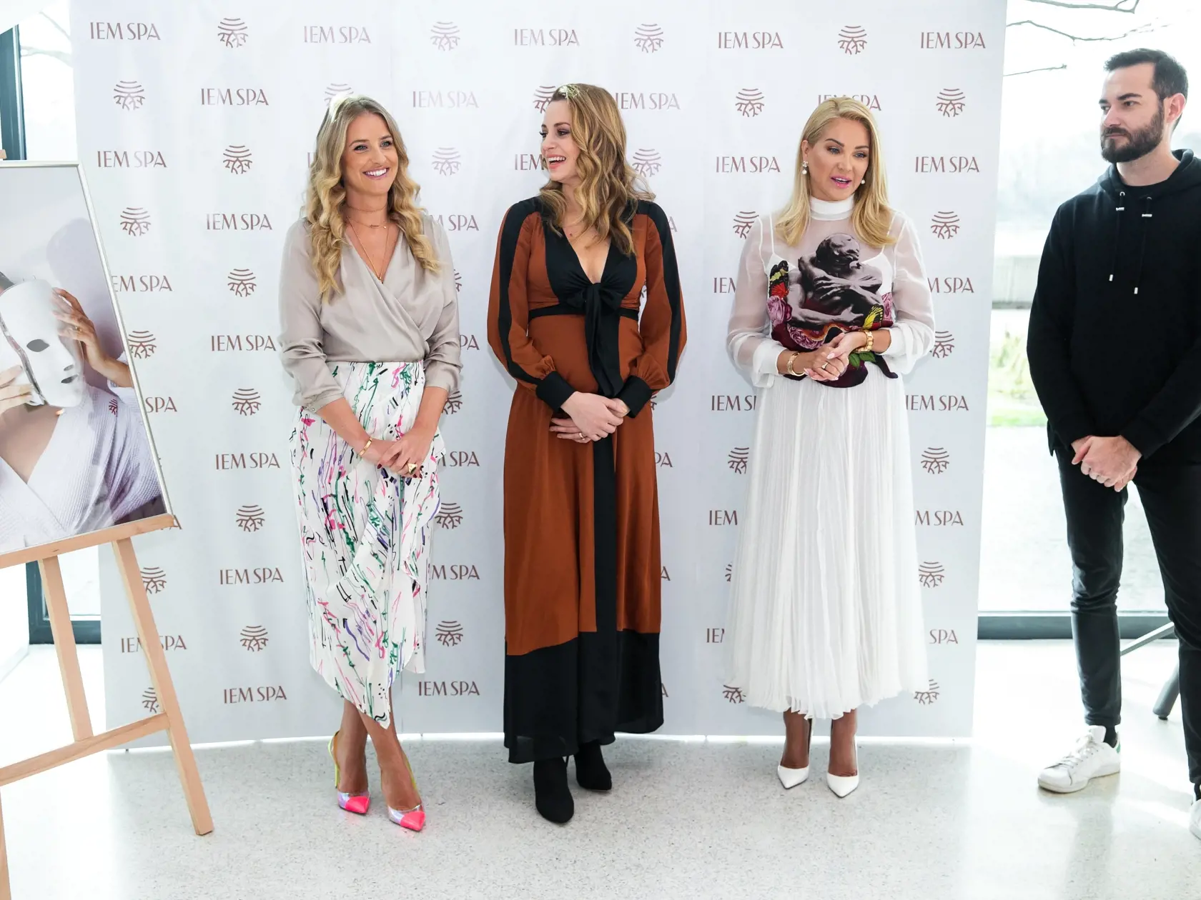 Predstavenie novej tváre estetickej kliniky, ktorou sa stala Mária Čírová. Na snímke Romana Škamlová, Mária Čírová, Alena Pallová a Lukáš Kimlička.