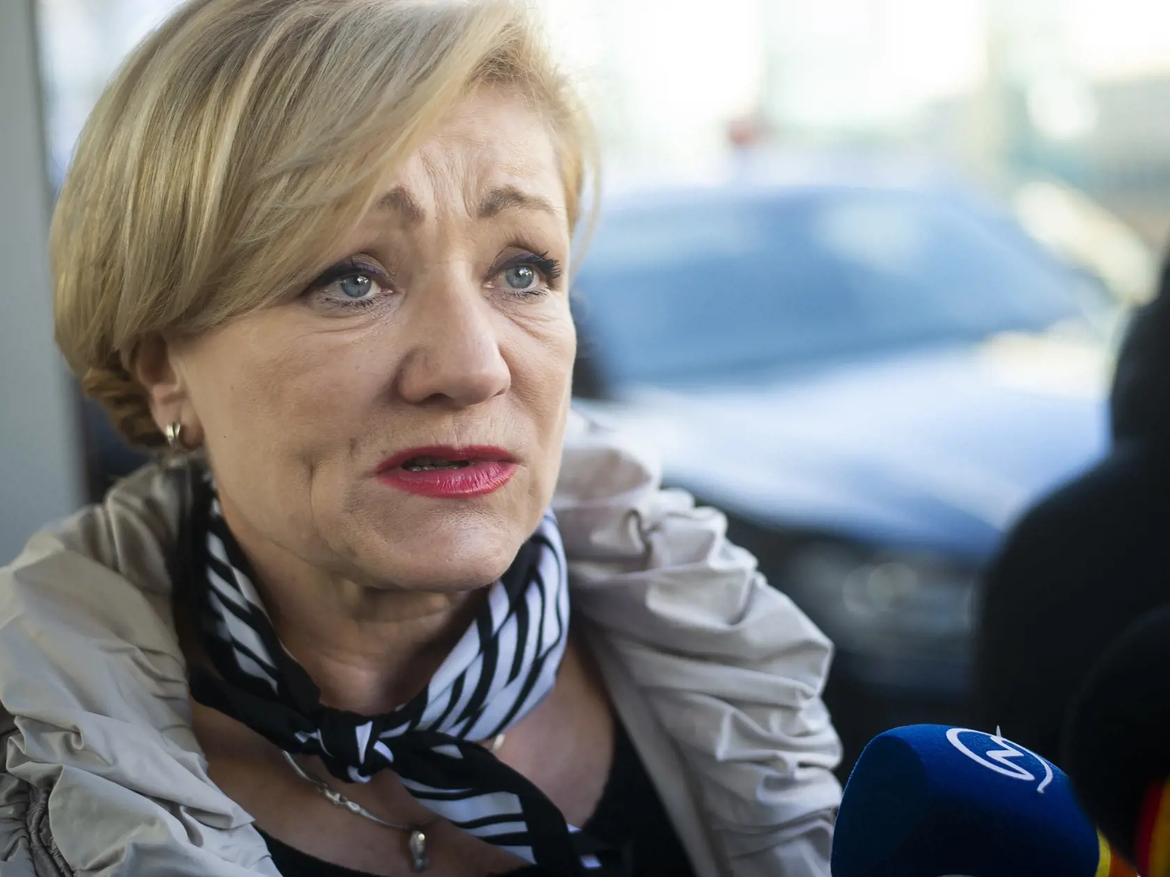 Zvolení poslanci Národnej rady (NR) SR za Smer-SD sa v utorok 10. marca 2020 zišli na stretnutí poslaneckého klubu v centrále strany v Bratislave. Na snímke ministerka kultúry SR Ľubica Laššáková. FOTO TASR – Jakub Kotian