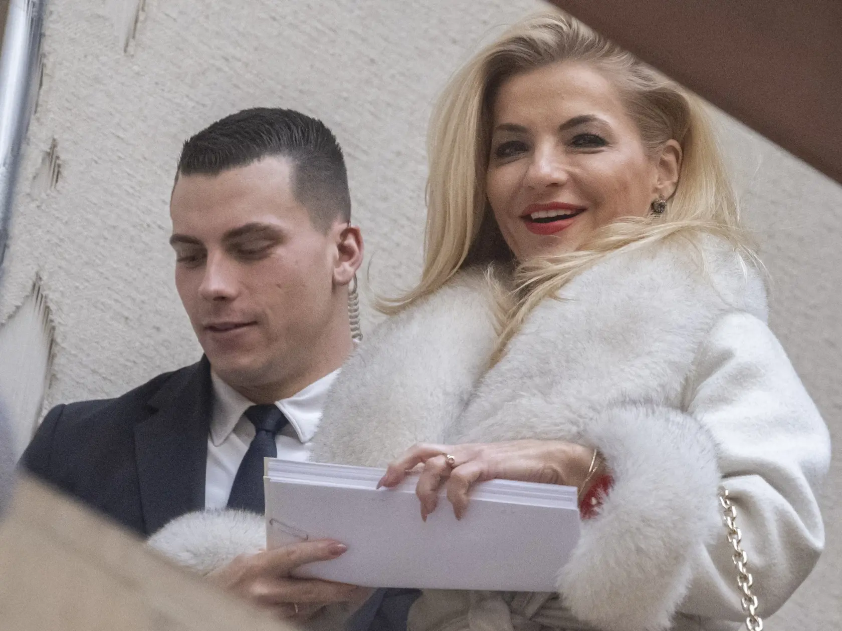 Na snímke ministerka kultúry SR Martina Šimkovičová (nominantka SNS) odchádza po 62. rokovaní vlády SR 4. decembra 2024 v Bratislave. FOTO TASR - Martin Baumann