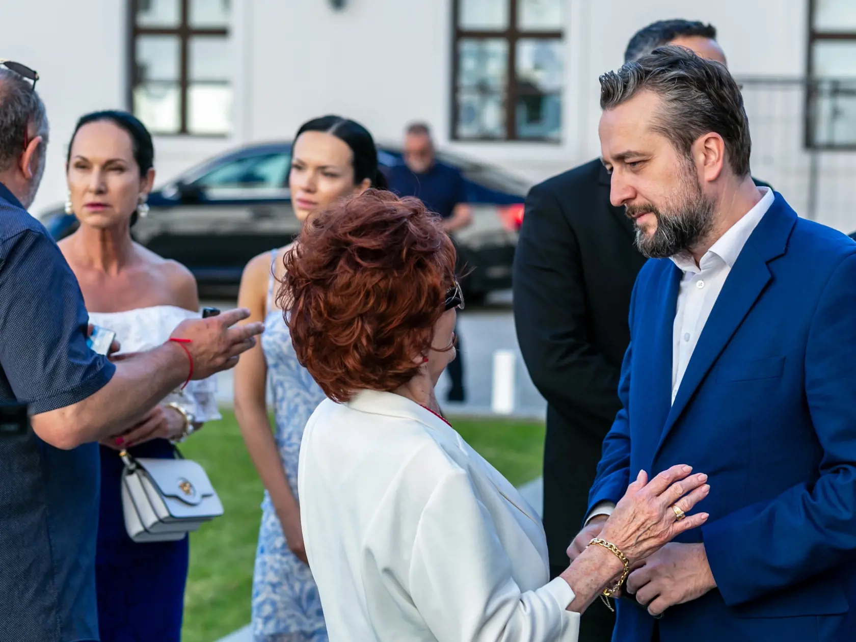 Na snímke vernisáž Slovenské impresie - Žena, ktorá sa konala na Bratislavskom hrade. 