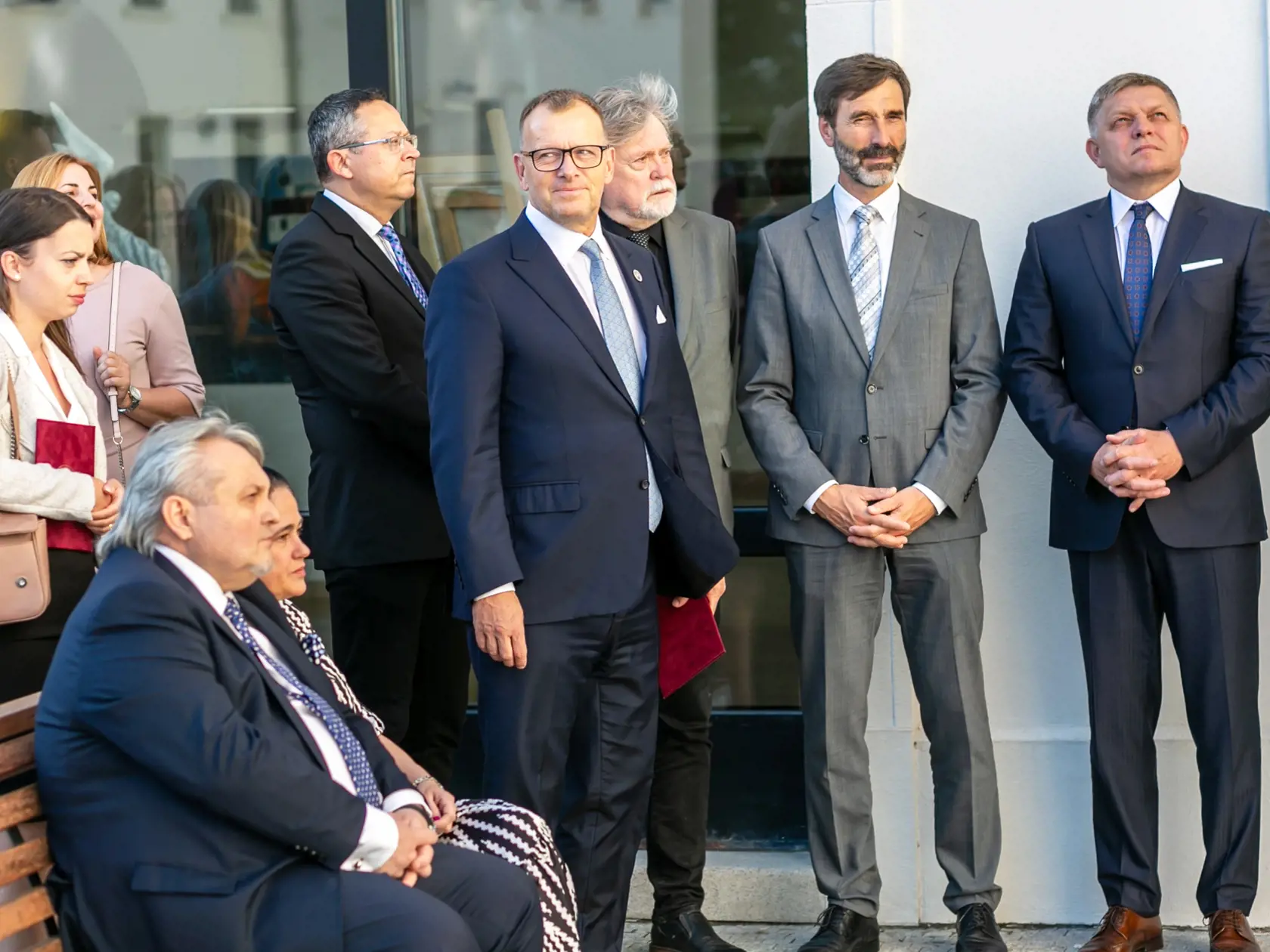 Na snímke vernisáž Slovenské impresie - Žena, ktorá sa konala na Bratislavskom hrade. 