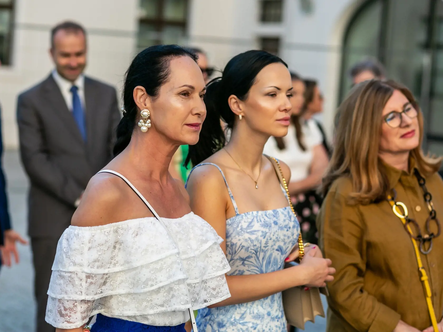 Na snímke vernisáž Slovenské impresie - Žena, ktorá sa konala na Bratislavskom hrade. 
