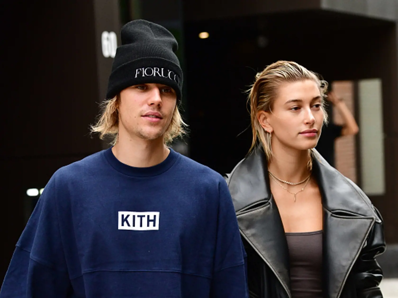 NEW YORK, NY - SEPTEMBER 14:  Justin Bieber and Hailey Baldwin seen on the streets of Brooklyn on September 14, 2018 in New York City.  (Photo by James Devaney/GC Images)