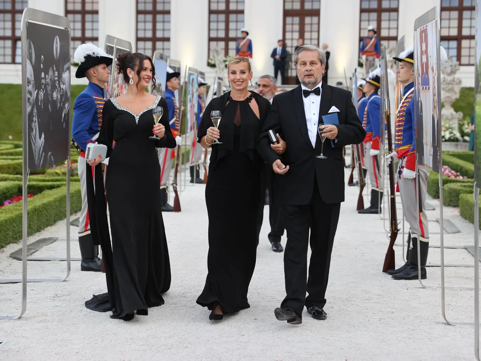 Slávnostná recepcia prezidenta SR Petra Pellegriniho na Bratislavskom hrade.