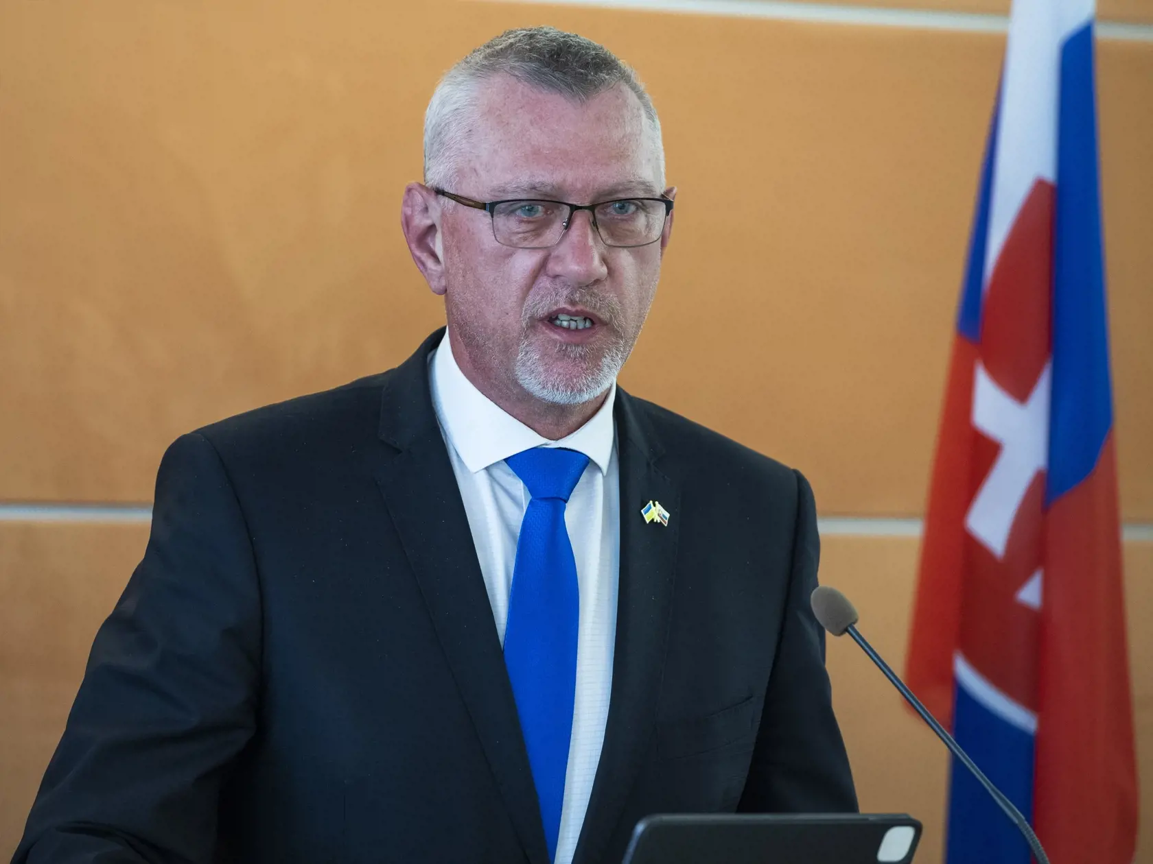 Na snímke štátny tajomník Ministerstva vnútra (MV) SR Vendelín Leitner