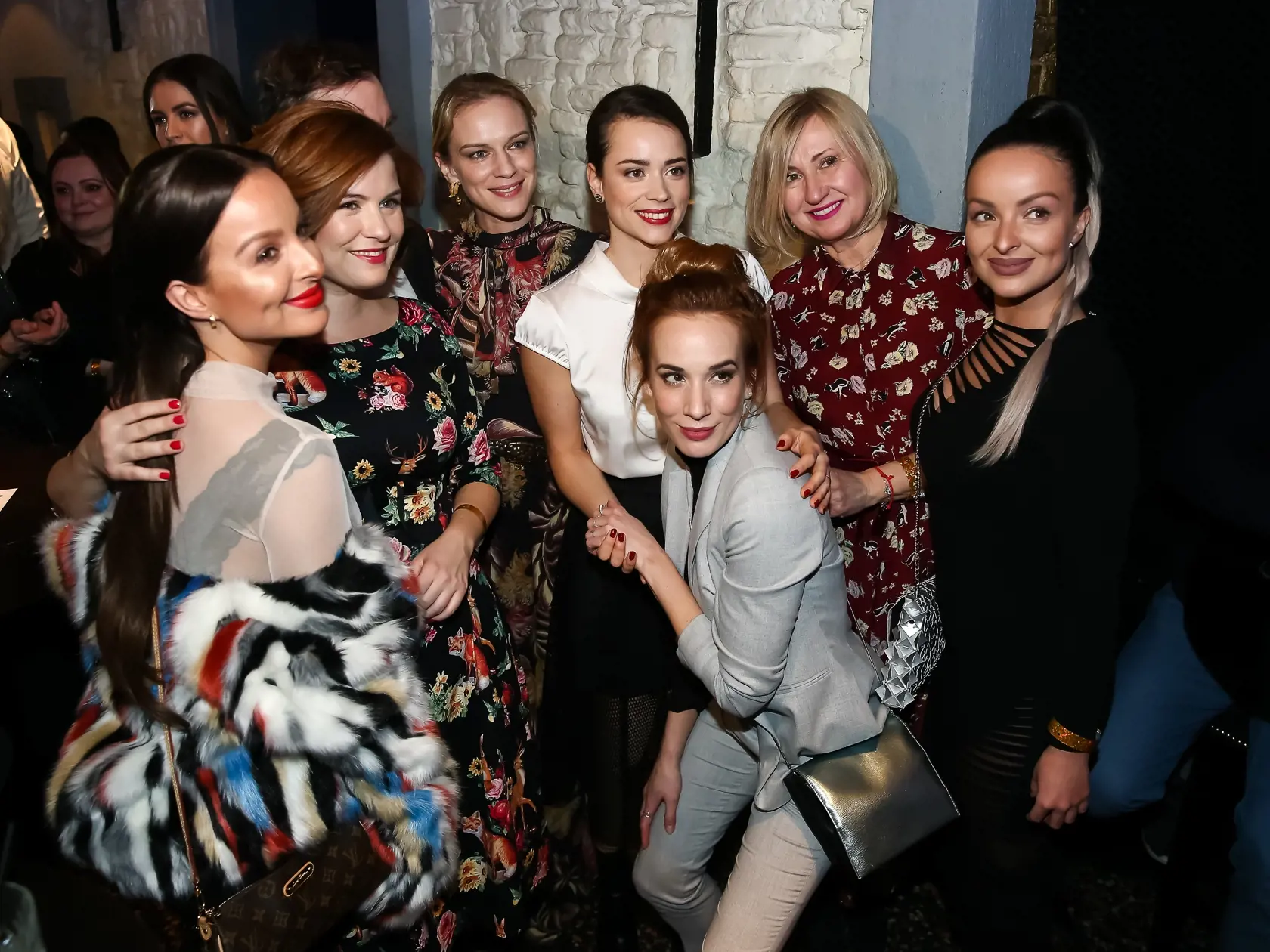 Mediálna párty televízie Markíza v jednom z Bratislavských podnikov. Na snímke Táňa Pauhofová, Antónia Lišková, Gabriela Marcinková, Zuzana Norisová, Daniela Nízlová a Veronika Nízlová.