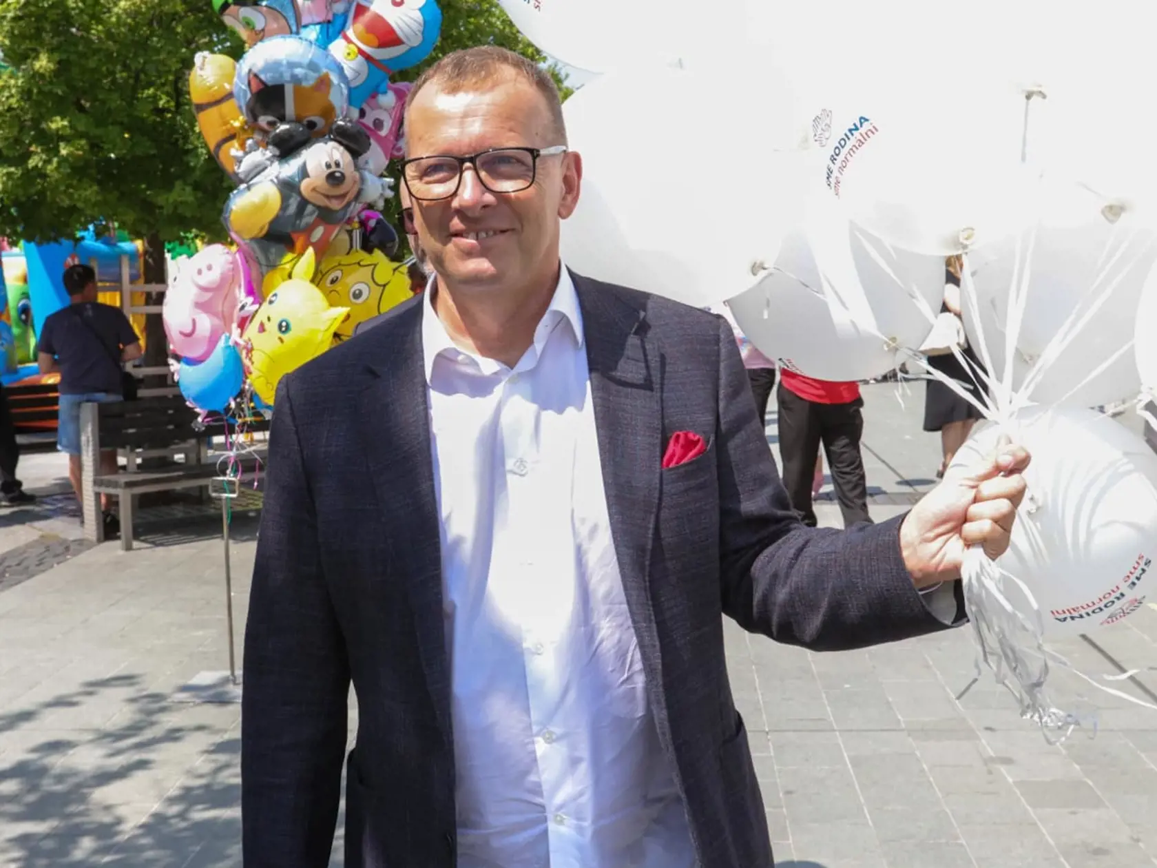 Predseda parlamentu a líder hnutia Sme rodina Boris Kollár počas Dňa detí vo Zvolene.