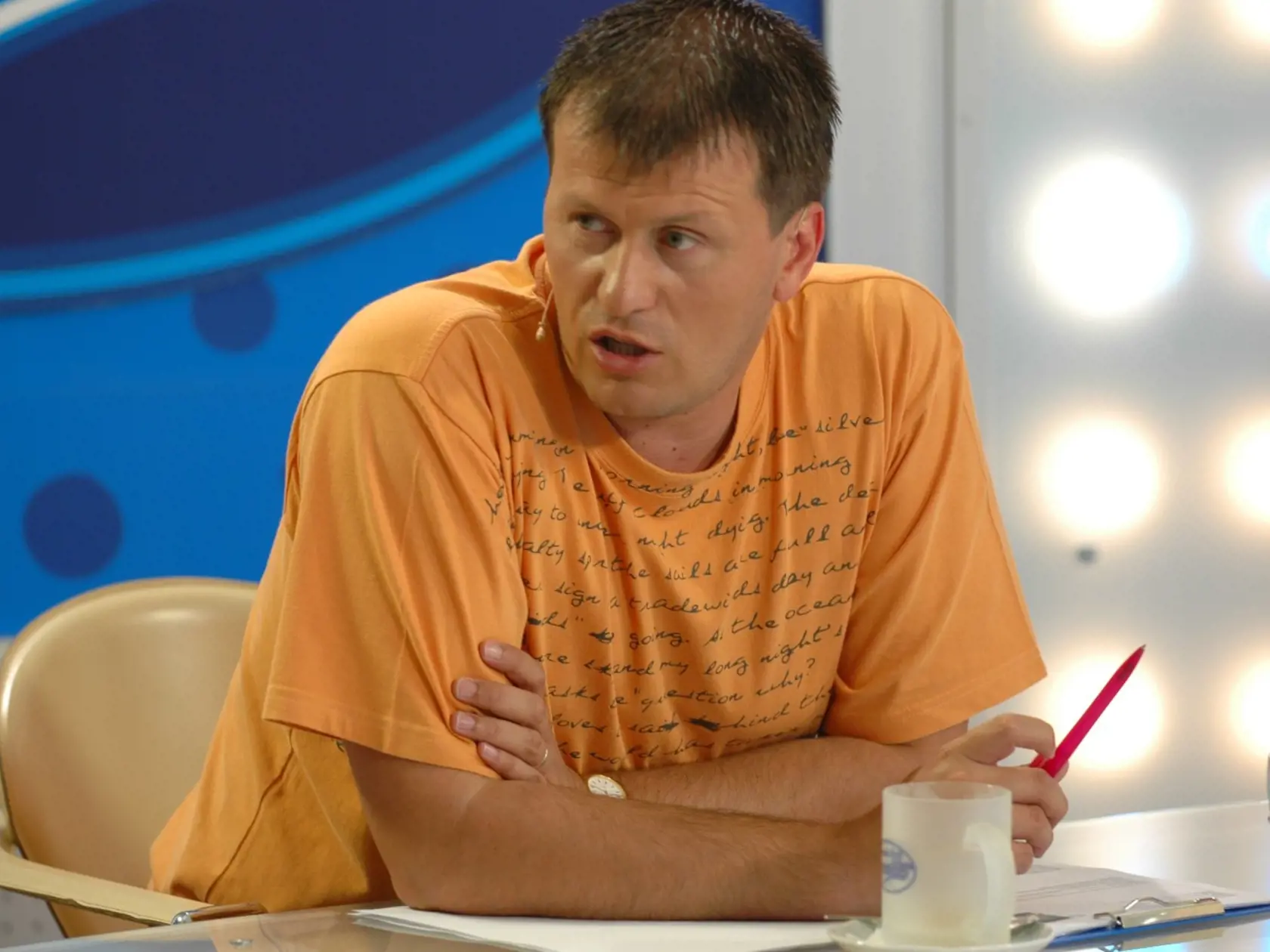 Julo Viršík, keď porotcoval v SuperStar.